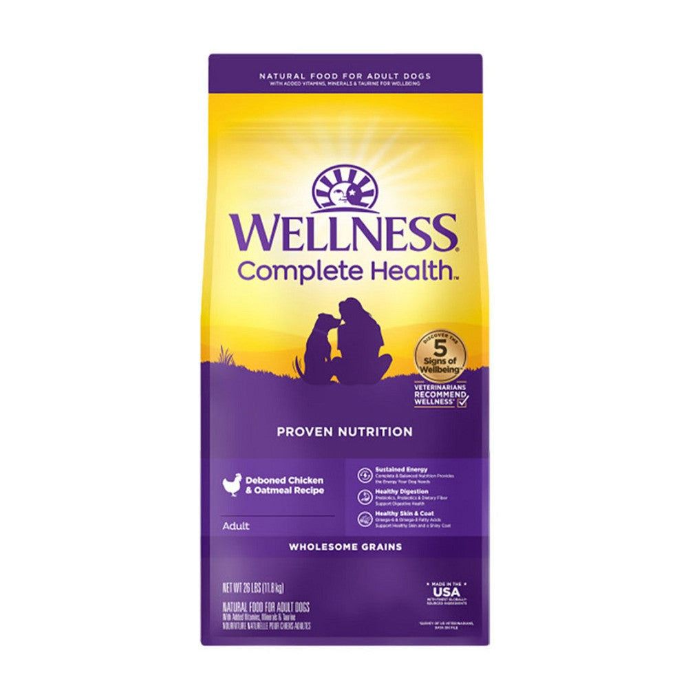 Complete Health Deboned Chicken & Oatmeal Adult Dog Dry Food - High Protein Grain-Free Kibble for Optimal Canine Nutrition - Perfect for Active Dogs & Weight Management