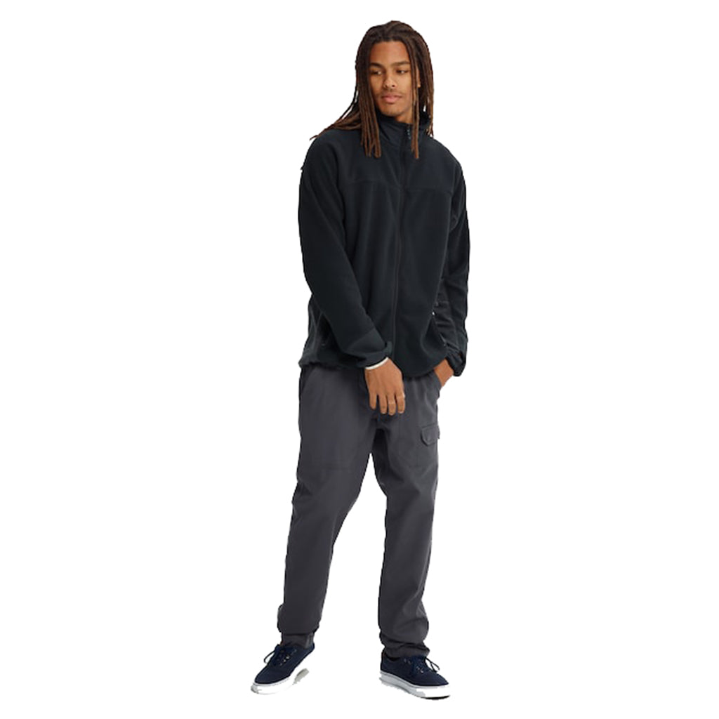 Burton 18/19 Minturn Full Zip Jacket - True Black Heather - Waterproof Snowboard Jacket for Men & Women - Perfect for Skiing, Snowboarding & Winter Outdoor Activities