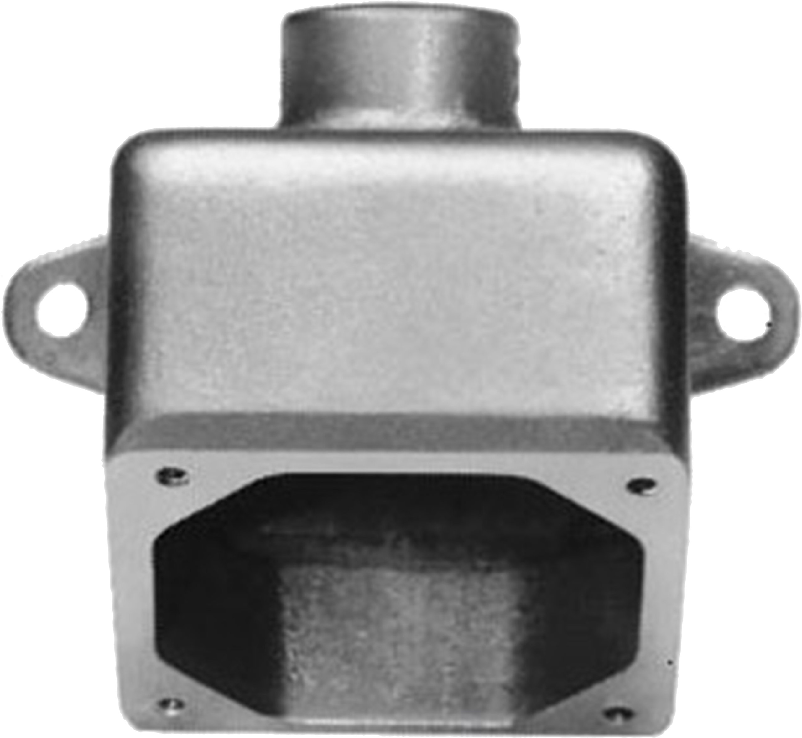ARE23 3/4-Inch Electrical Back Box for 20/30 Amp Receptacle Housing - Durable Metal Junction Box for Home & Commercial Wiring Installations