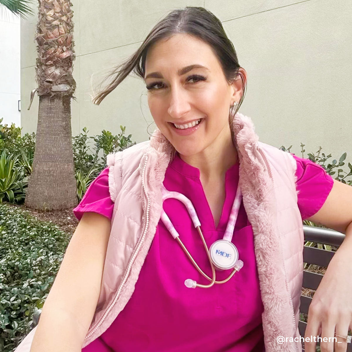 ProCardial® Titanium Cardiology Stethoscope - Premium Rose Gold & Orion Nebula Design for Medical Professionals | Ideal for Doctors, Nurses & Healthcare Workers in Hospitals & Clinics