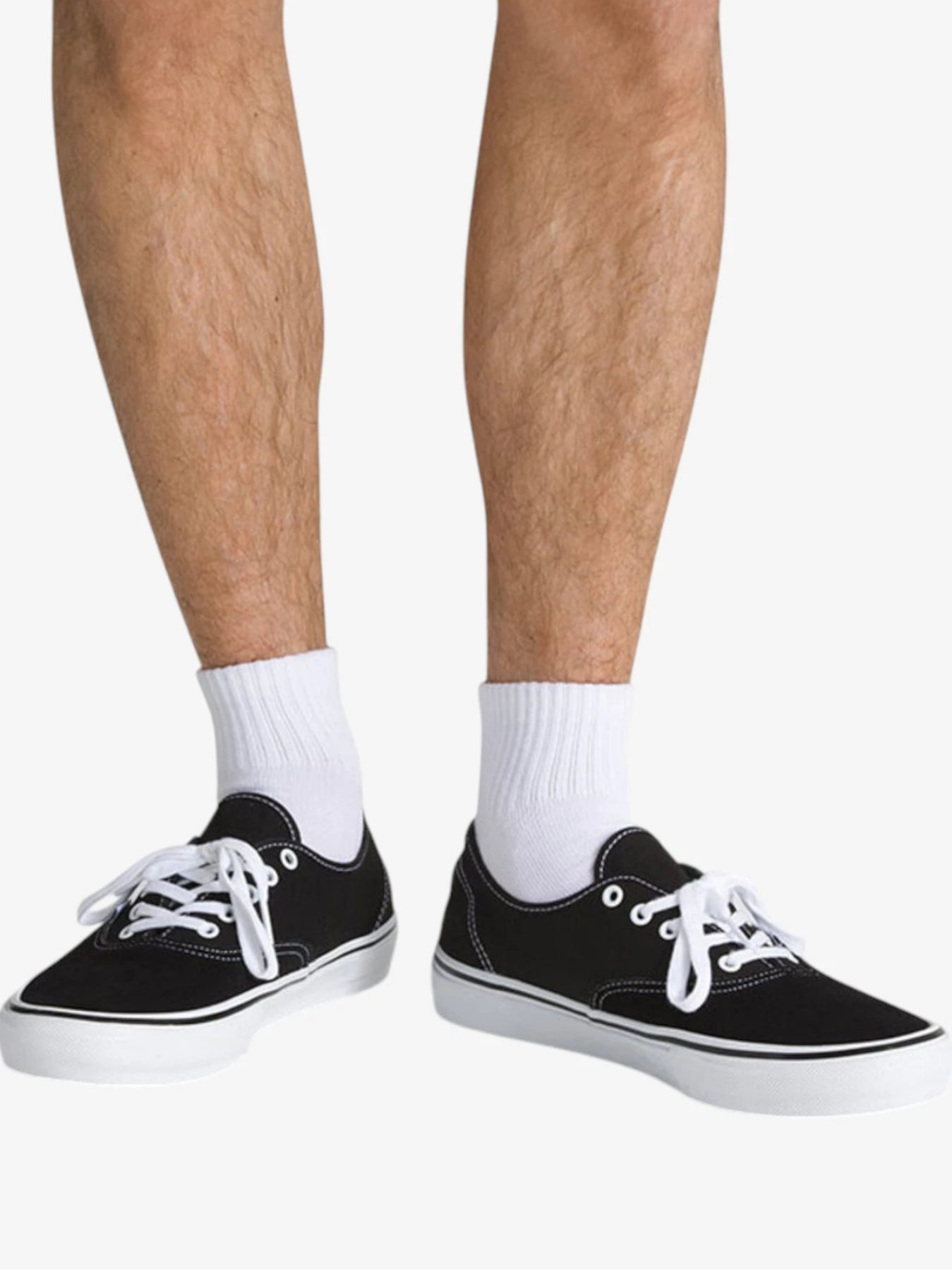 Vans Classic Ankle Socks 3-Pack - White | Comfortable & Breathable Crew Socks for Men & Women | Perfect for Casual Wear, Sneakers & Everyday Use