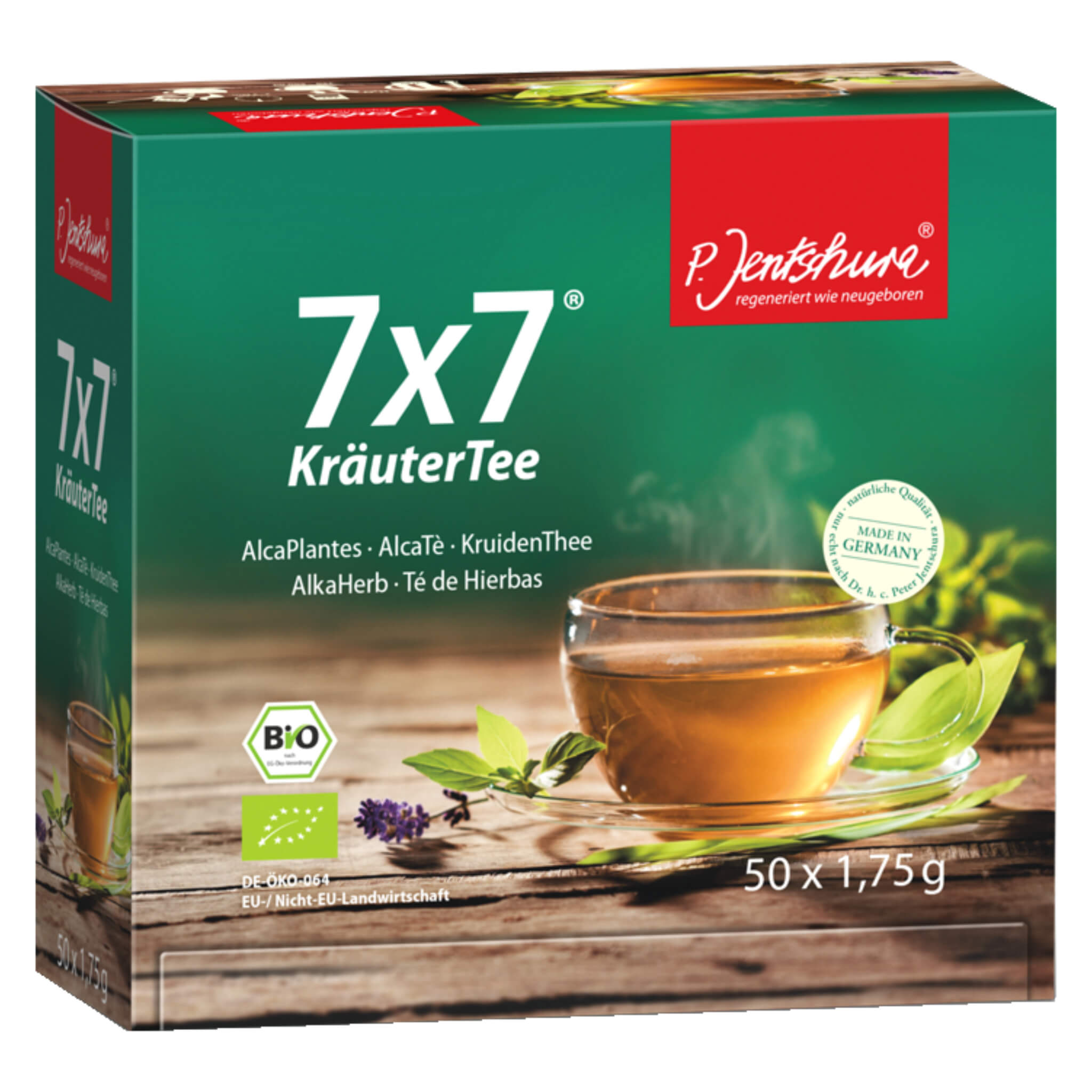 AlkaHerb Herbal Tea - 7x7 Detox & Alkalizing Blend for Digestive Health | Perfect for Morning Cleansing & Evening Relaxation