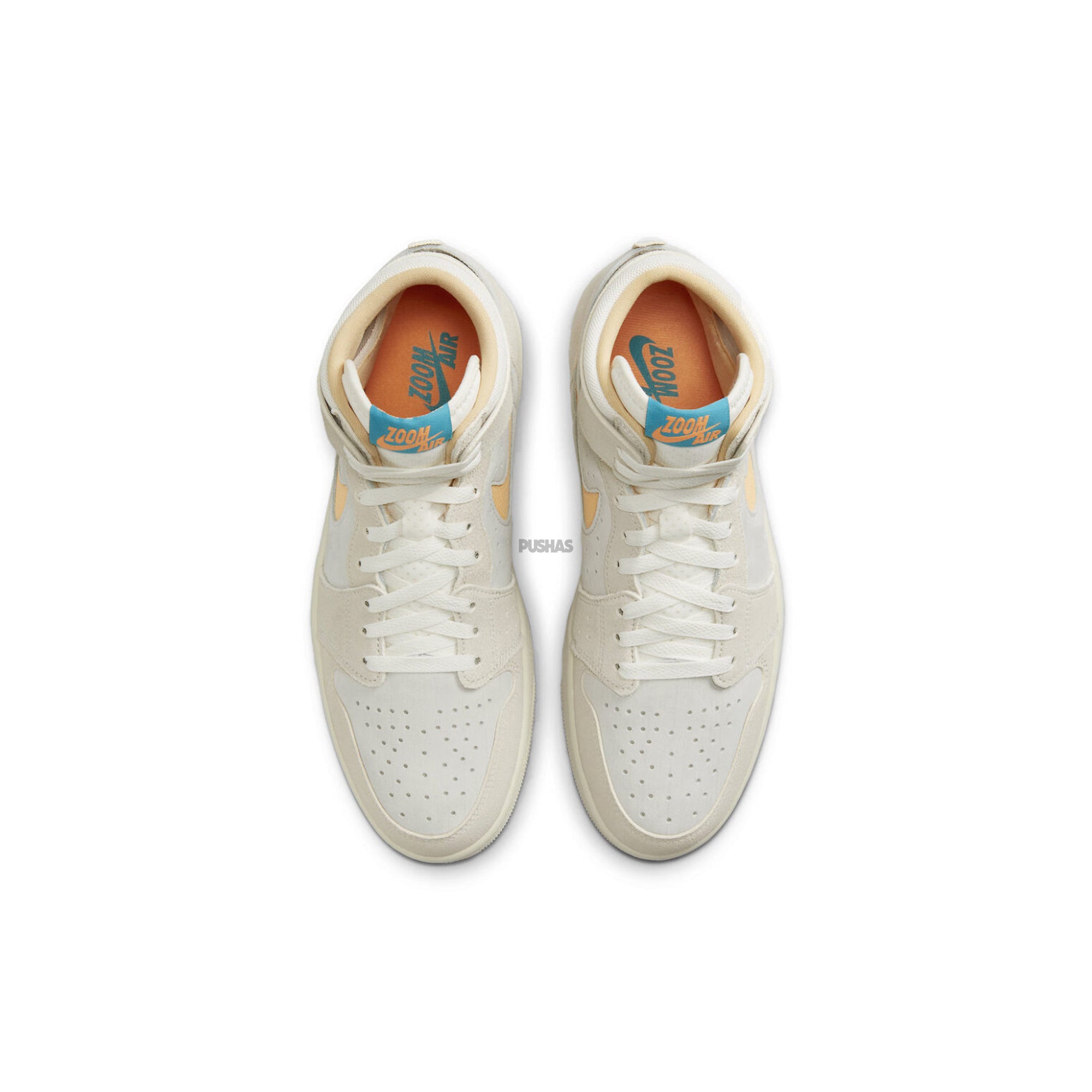 Air Jordan 1 Zoom CMFT 2 'Orewood Brown Bright Citrus Sail' Sneakers (2023) - Men's Basketball Shoes for Casual Wear & Street Style Fashion