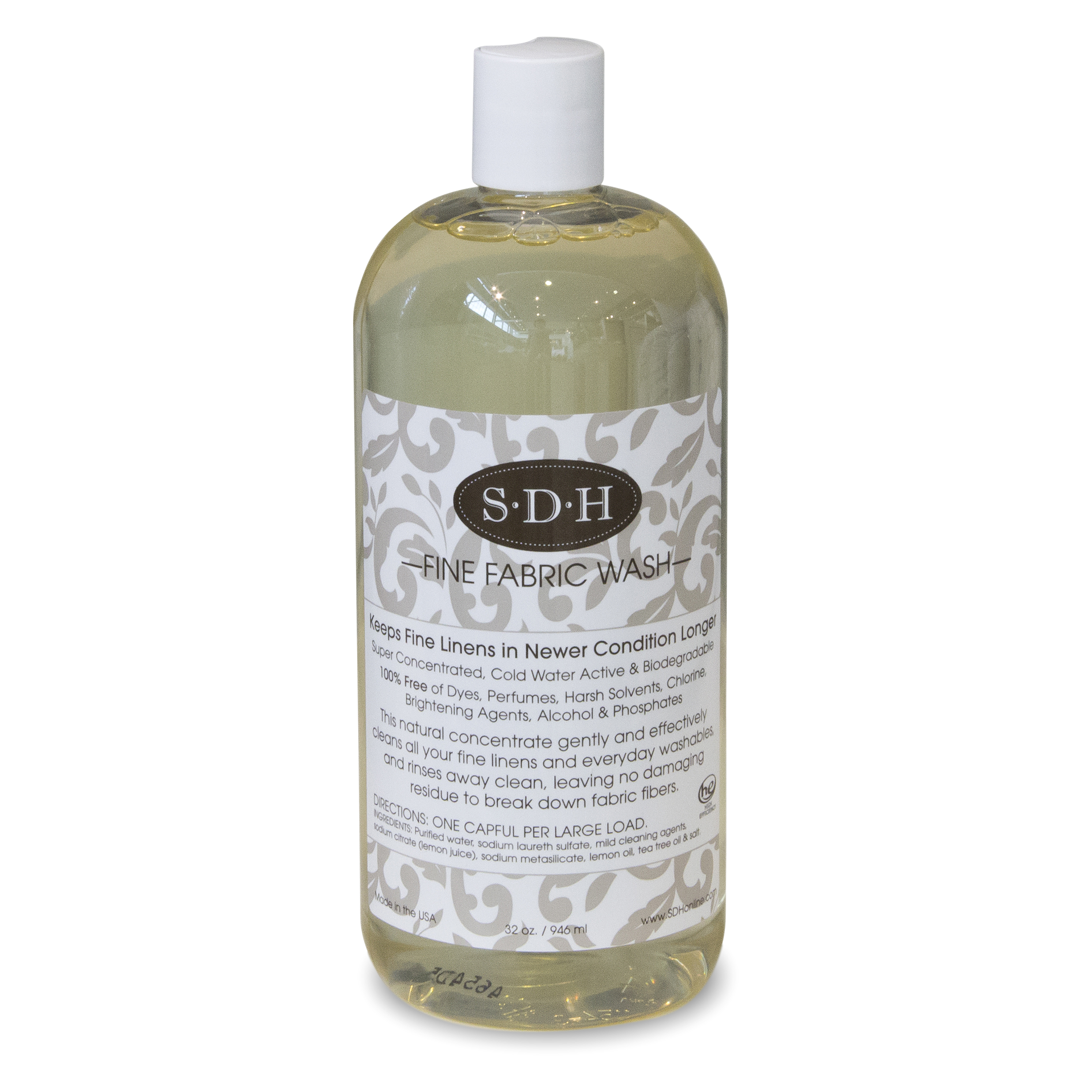 Premium Fabric Wash & Detergent for Delicate Clothes - Gentle Laundry Solution for Silk, Wool & Cashmere - Ideal for Hand Washing & Machine Care