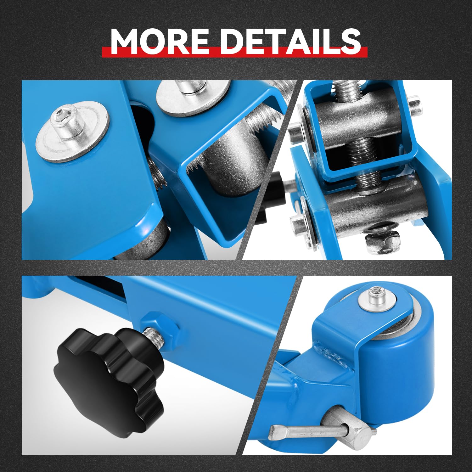 Auto Dynasty Heavy Duty Fender Roller Tool - Professional Wheel Rolling, Flaring & Reforming Kit for Car Body Repair (Blue) | Perfect for DIY Auto Maintenance & Custom Car Modifications