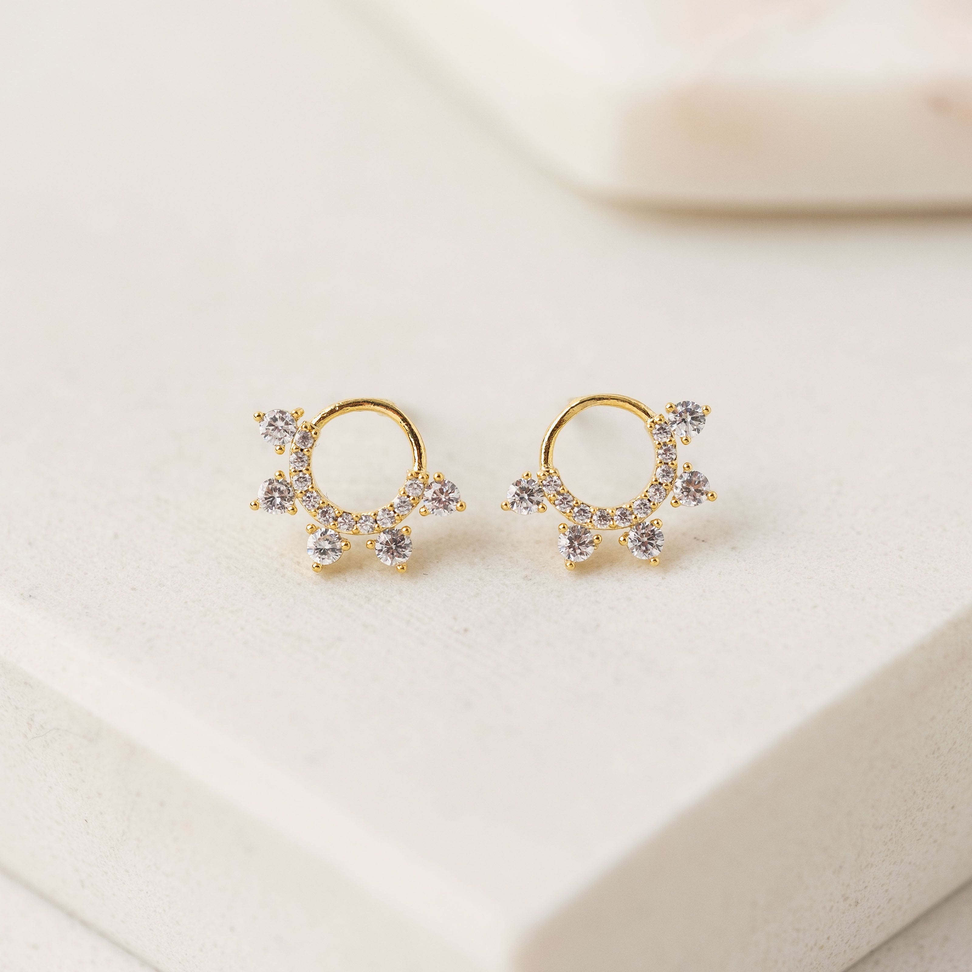 Talia Stud Earrings - Elegant & Hypoallergenic Stainless Steel Earrings for Women - Perfect for Everyday Wear, Parties & Gifts