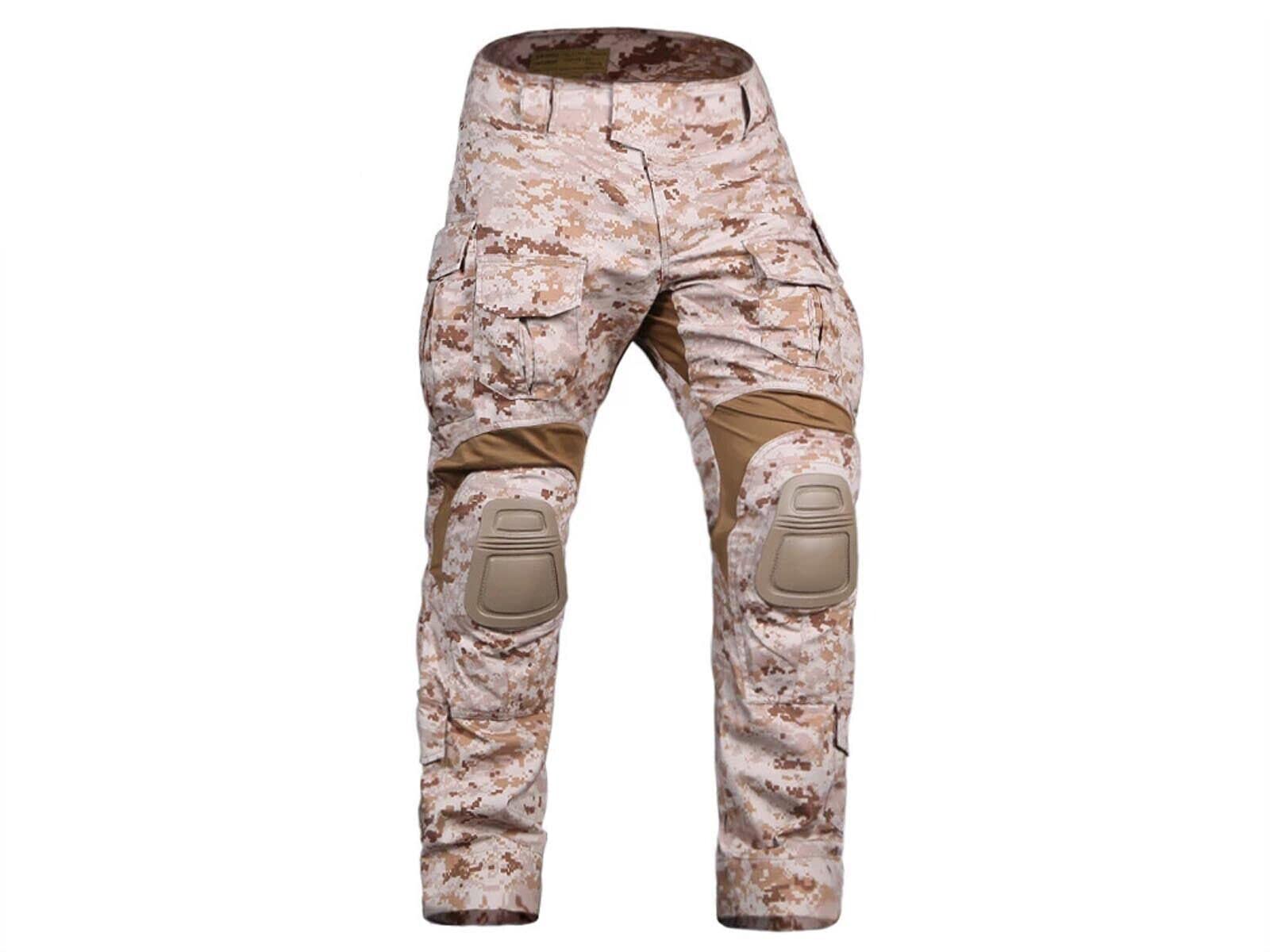 EMERSONGEAR Gen3 Military Uniform - Tactical Combat BDU Pants & Shirt Set with Knee Pads for Airsoft, Paintball, Outdoor Training | Durable Army Gear for Tactical Enthusiasts