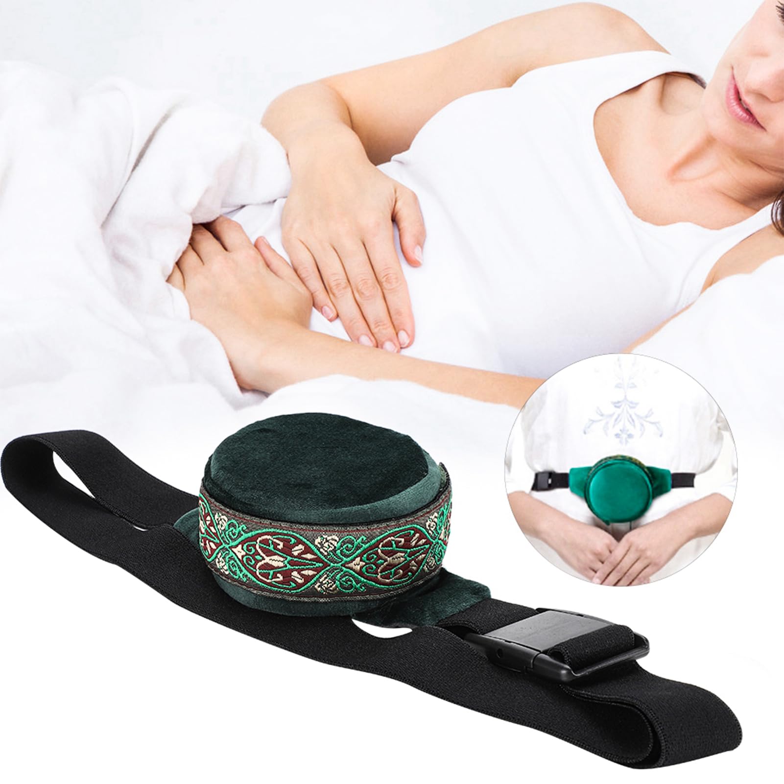 Portable Smokeless Moxibustion Box - Temperature Controlled Alternative Medicine Therapy for Pain Relief & Relaxation - Velvet Fabric Cover for Comfortable Massage at Home, Office, or Travel