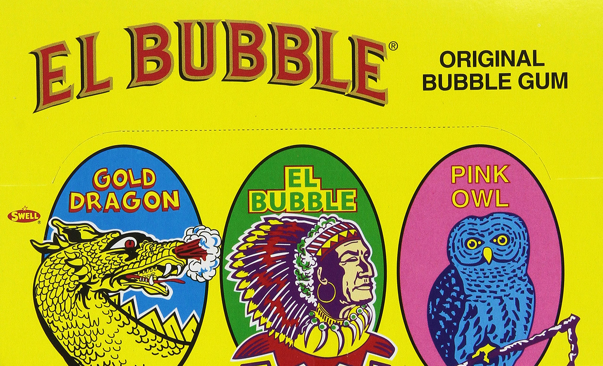 El Bubble Bubble Gum Cigars - 36 Count Box | Fun Novelty Candy for Parties, Gags & Pranks | Perfect for Birthdays, Halloween & April Fools' Day