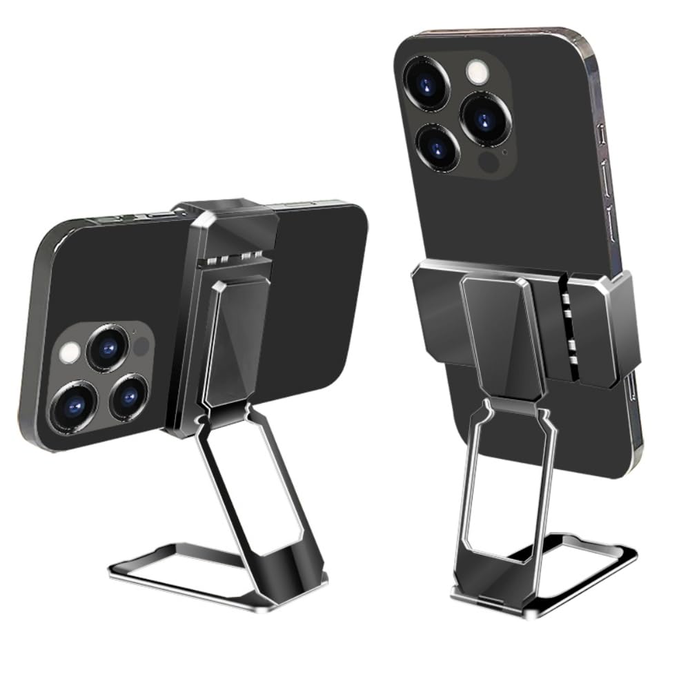 Foldable & Detachable Phone Ring Holder Kickstand - Universal Phone Grip Stand for iPhone & Samsung - Perfect for Watching Videos, Taking Selfies & Secure Phone Handling