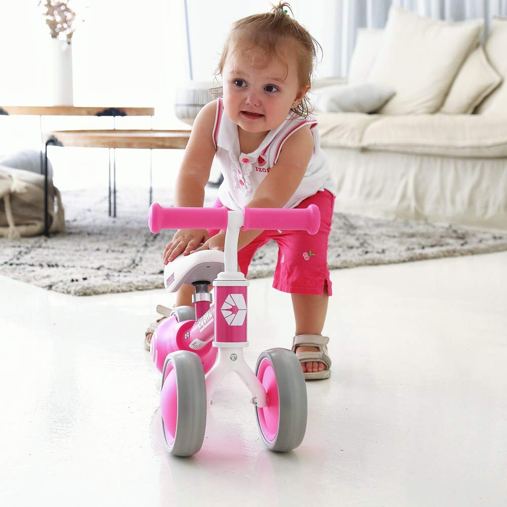 AyeKu Baby Balance Bike for 1-2 Year Old Boys & Girls - First Birthday Gift for 12-24 Months Toddlers - Must Have Learning Toy for Early Walking Development - Perfect for Indoor Play, Outdoor Park Rides & Birthday Presents