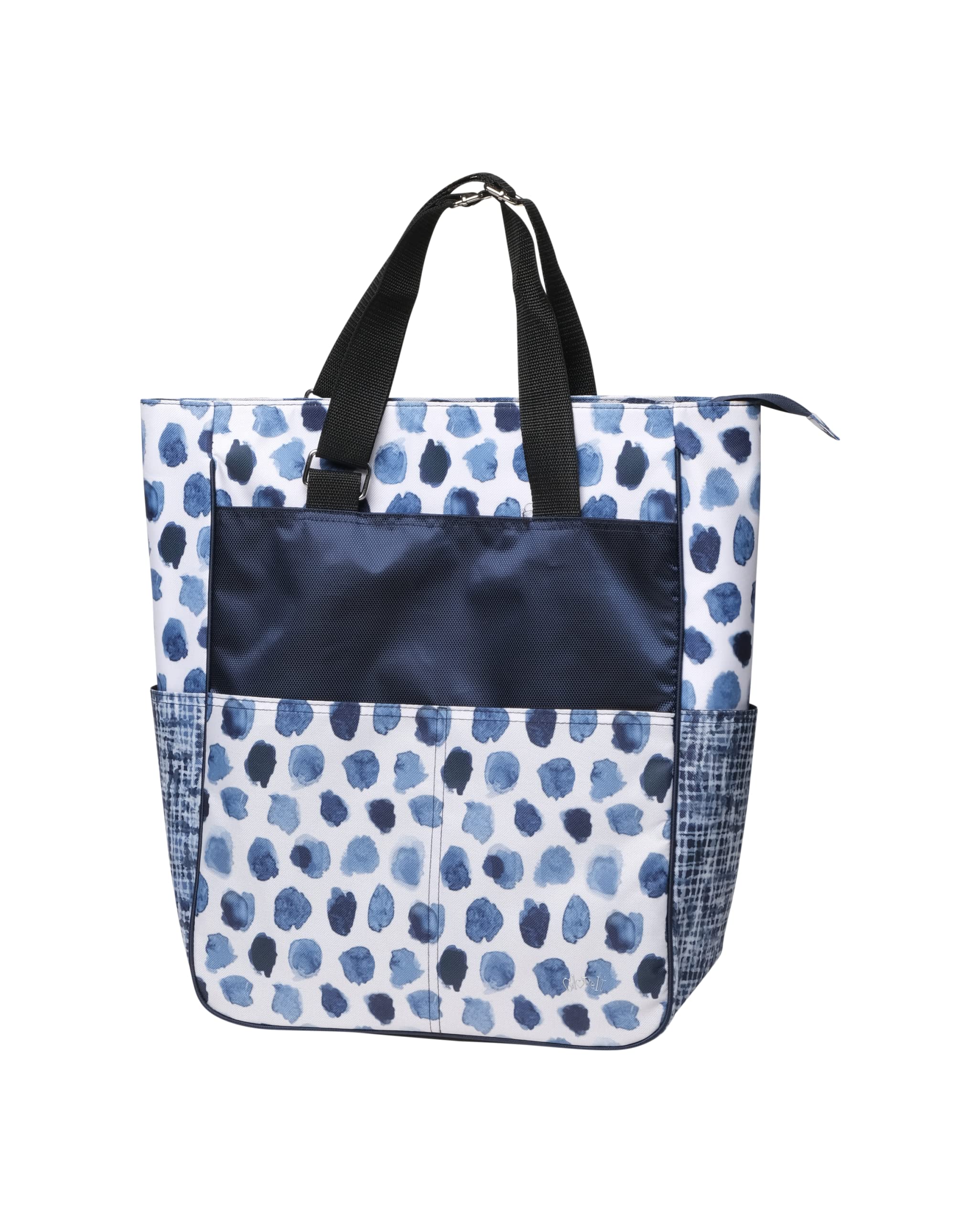 Premium Tennis Tote Bag for Women - Large Sports Shoulder Bag with 6 Pockets, Holds 2 Rackets | Perfect for Tennis Matches, Gym Workouts & Travel Accessories