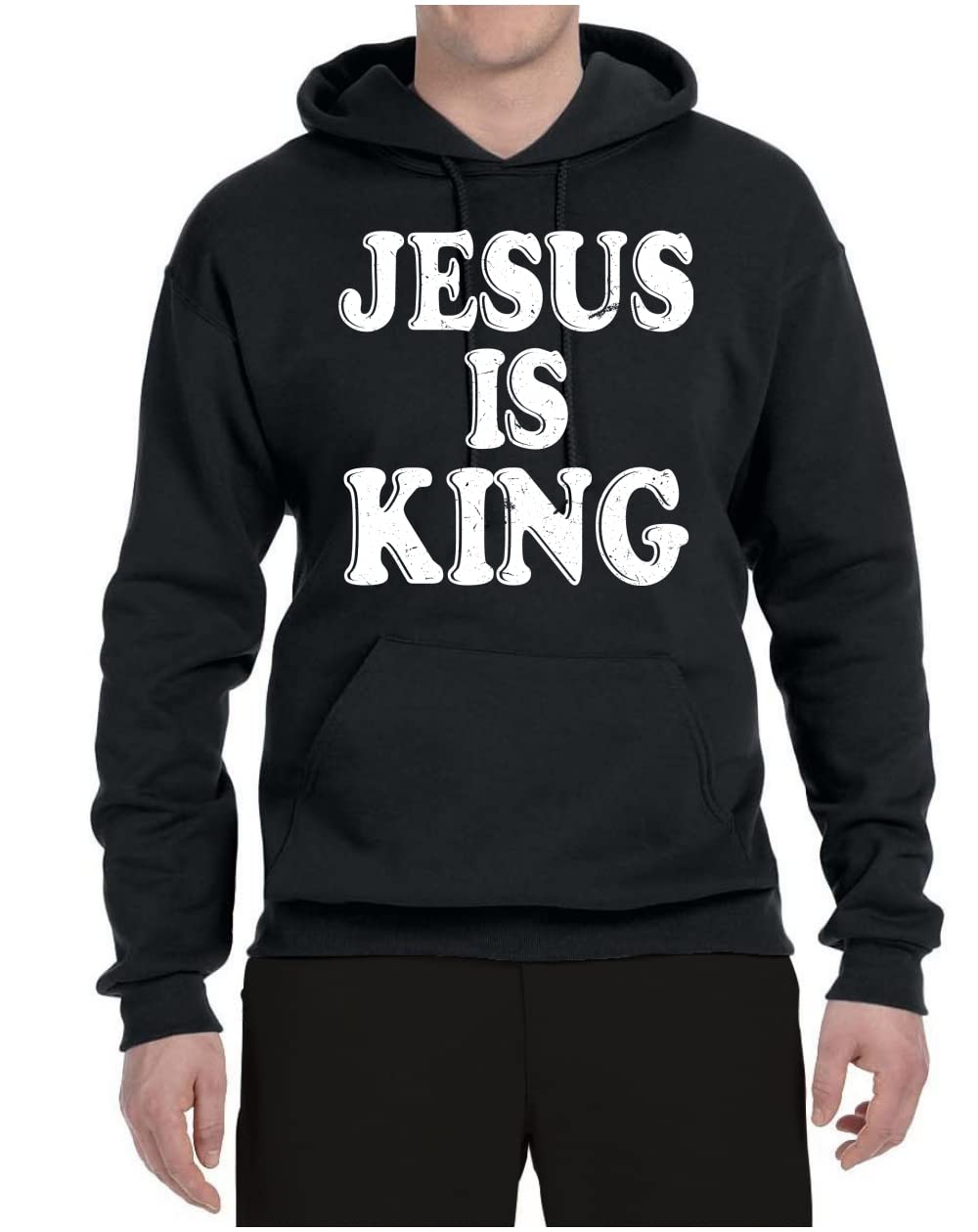 Jesus King Bible Hoodie - Christian Unisex Sweatshirt for Worship & Faith