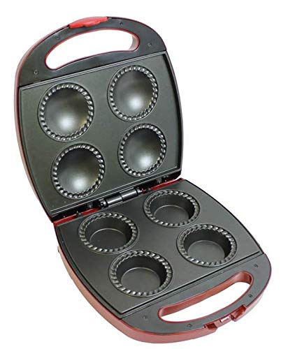 Sunbeam FPSBPMM980 4-Piece Nonstick Pie Maker - Red | Perfect for Baking Mini Pies, Tarts & Desserts at Home, Parties & Holidays