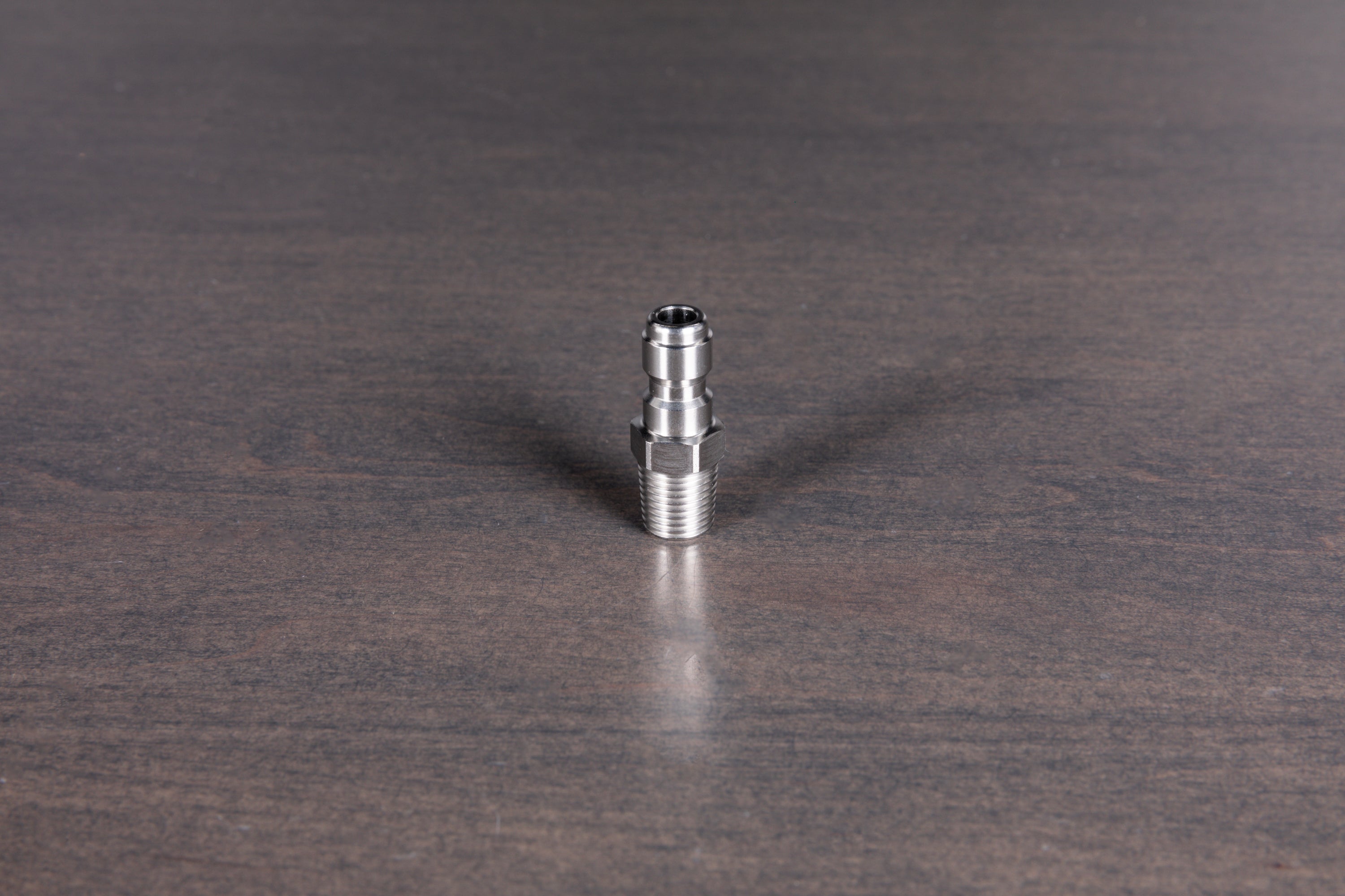 PRIMA 1/4 Inch Stainless Steel Quick Connect (QC) Plug - Durable & Corrosion-Resistant for Hydraulic, Pneumatic, and Plumbing Systems