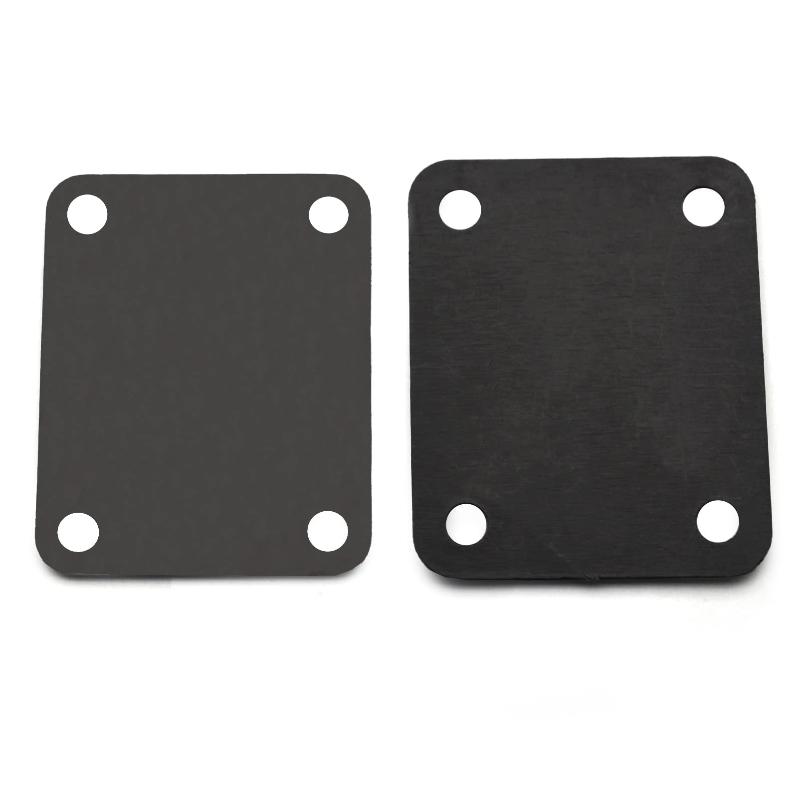MAXCHEER Electric Bass Guitar Neck Plate - Heavy Duty Black Neck Joint Connecting Strengthen Plate for Fender Style Bass Guitars | Perfect for Guitar Repair, Upgrades & DIY Projects
