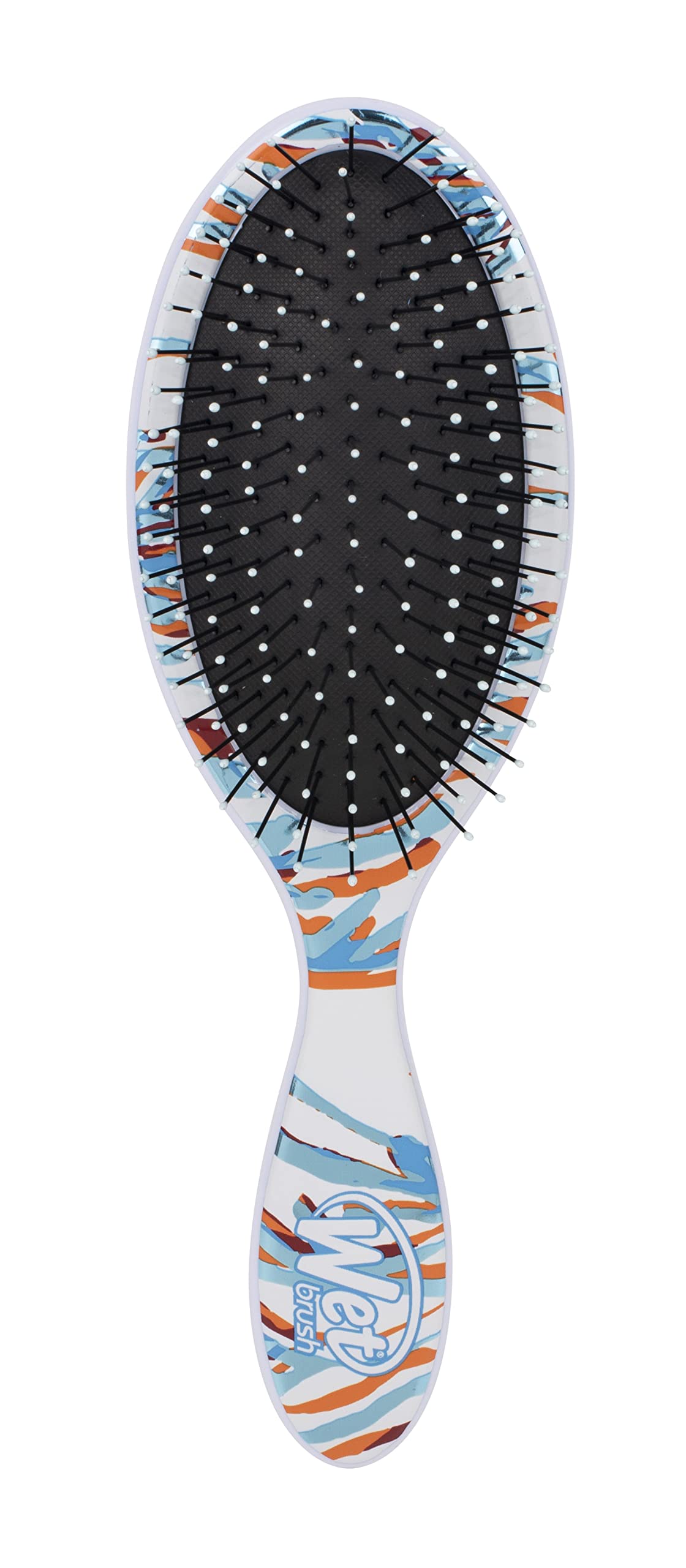 Wet Brush Original Detangler Hair Brush for Straight, Curly, Thick & Wavy Hair - Soft Flexible Bristles for Pain-Free Detangling - Flowing Coral Color - Perfect for Daily Hair Care, Salon Use & Travel