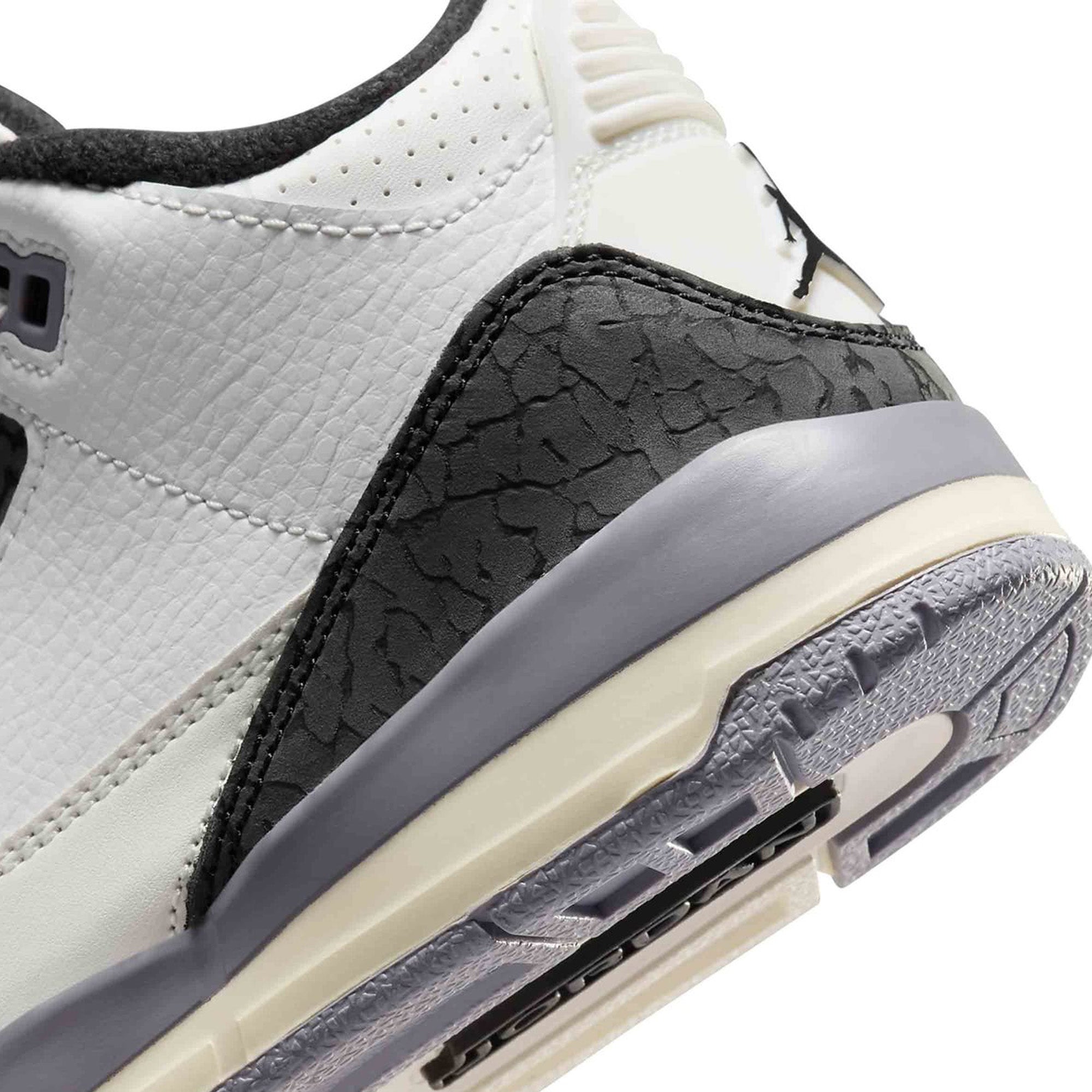 Air Jordan 3 Retro 'Cement Grey' PS Sneakers (2024) - Men's Basketball Shoes for Casual Wear & Street Style Fashion