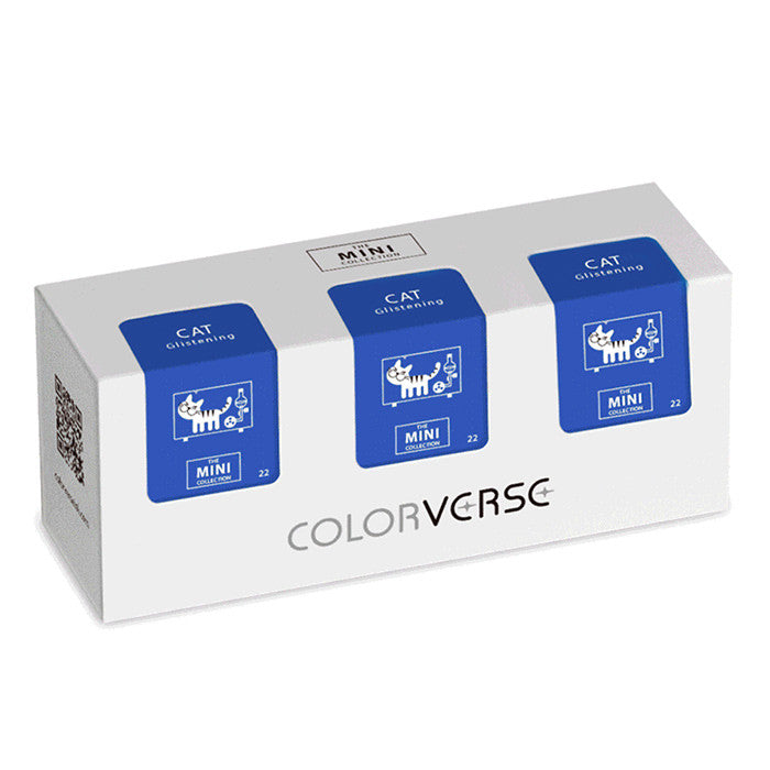 Colorverse Multiverse 5ml Fountain Pen Ink Set - 3 Vibrant Colors for Journaling, Calligraphy & Artistic Writing