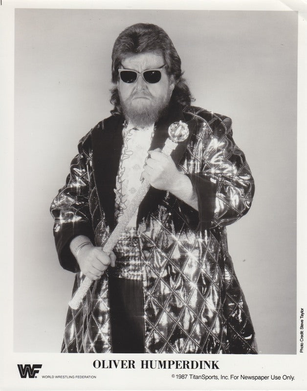 1987 Oliver Humperdink Vintage Wrestling Action Figure - Collectible WWE Wrestling Toy for Fans & Enthusiasts - Perfect for Display, Gifts & Nostalgic Collections