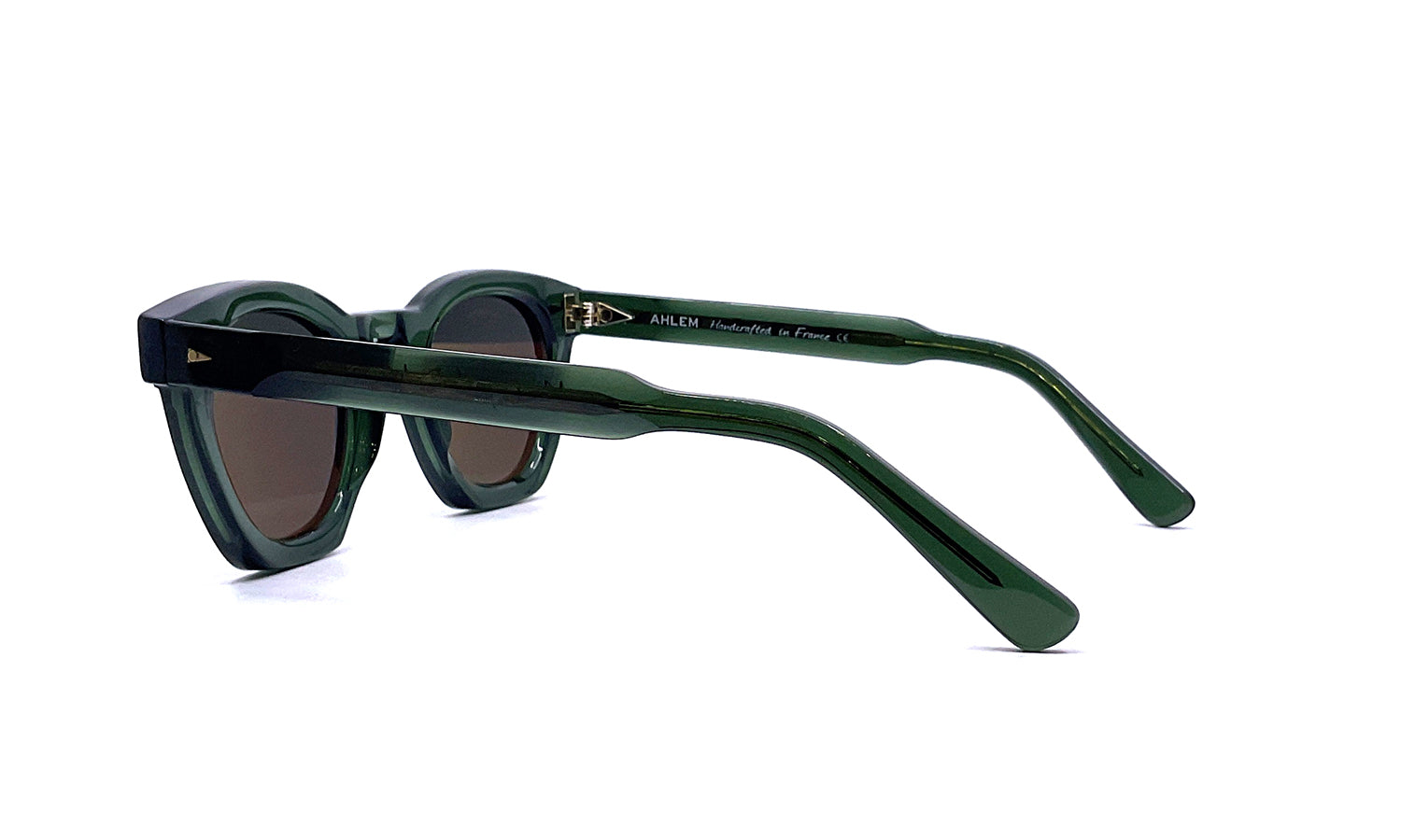 Ahlem Montorgueil Sunglasses - Dark Green Polarized Lenses for UV Protection | Fashionable & Durable for Outdoor Activities, Travel & Driving