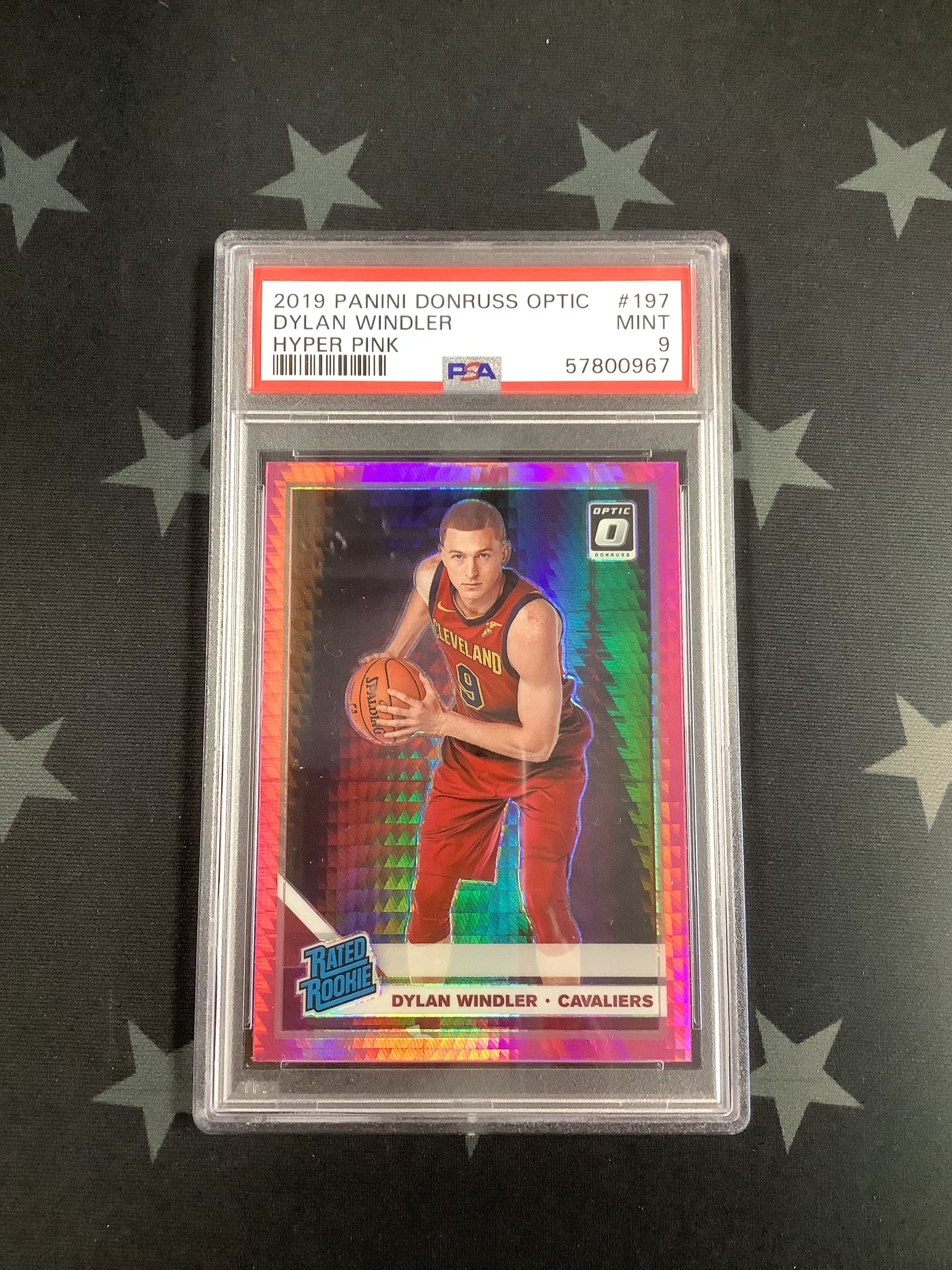 2019 Panini Donruss Optic Basketball Hyper Pink Dylan Windler #197 PSA Mint 9 Card - Rare Collectible for Basketball Fans & Sports Memorabilia Enthusiasts - Perfect for Display, Trading, and Investment