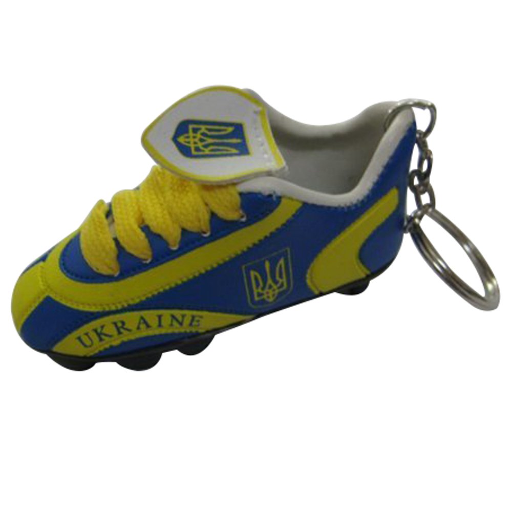 Football Soccer Futbol Mini Shoe Keychains KeyRings - Europe - Perfect Gift for Fans, Collectors & Sports Enthusiasts