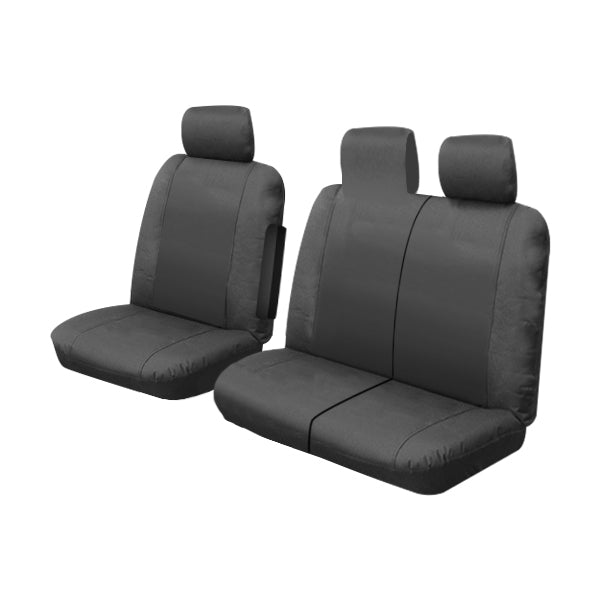 Custom Fit Canvas Front Seat Covers for Renault Trafic X82 SWB/LWB (2015-Present) - 103kW/Premium 125kW Models - Durable & Protective (OUT7102CHA) - Perfect for Work Vans, Delivery Vehicles & Family Transport