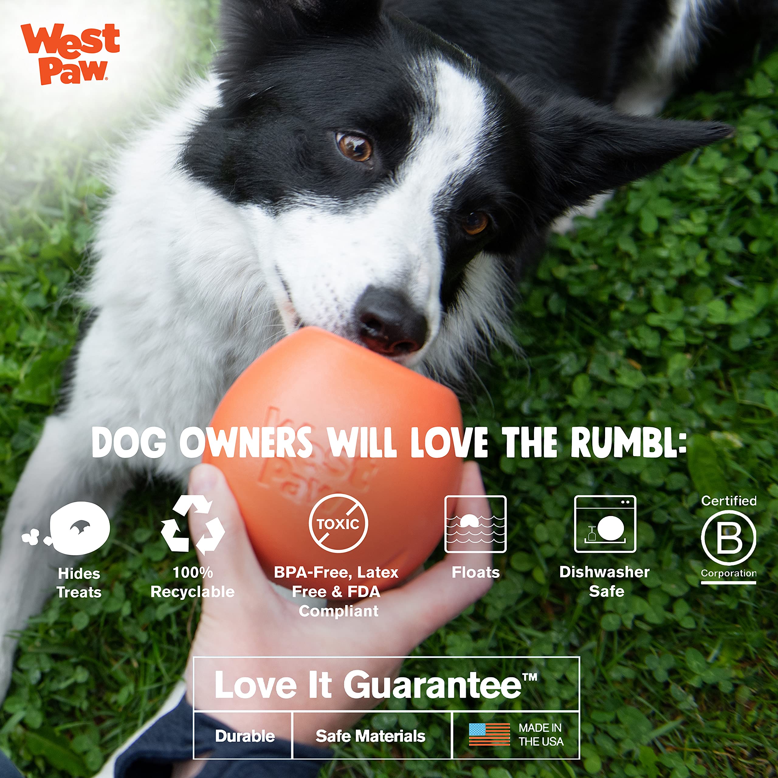 Premium Air-Dried Bison Heart Dog Treats with Zogoflex Rumbl Treat Dispenser Toy Bundle – All-Natural Farm Fresh Dog Snacks & Interactive Chew Toy for Mental Stimulation – Perfect for Training, Enrichment & Keeping Dogs Entertained Indoors/Outdoors