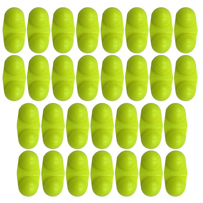 30Pcs Double Rattles Beads with Bells - Fishing Attractor Accessories for Lures & Baits - Enhance Your Fishing Experience in Lakes, Rivers, and Ocean Waters