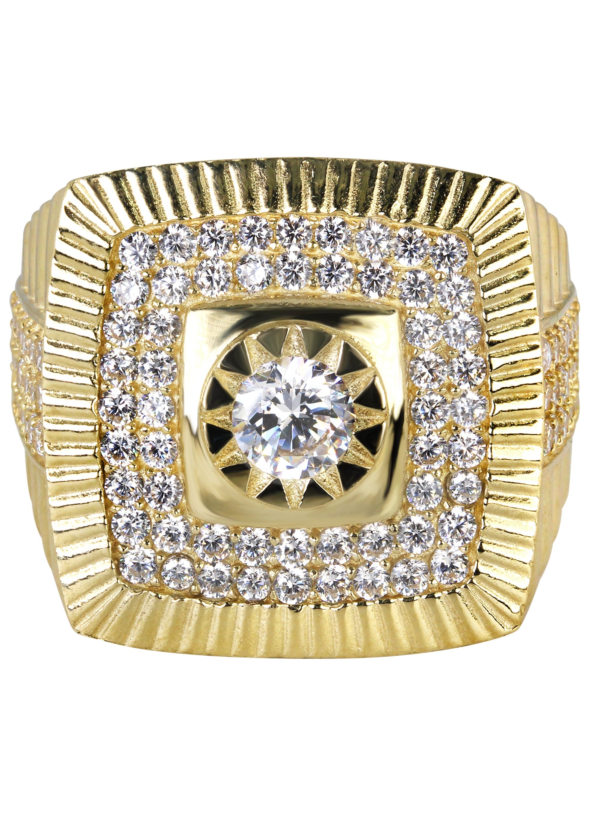10K Gold Men's Pinky Ring - 9.3 Grams Solid Gold Band for Men - Perfect for Weddings, Gifts & Everyday Wear