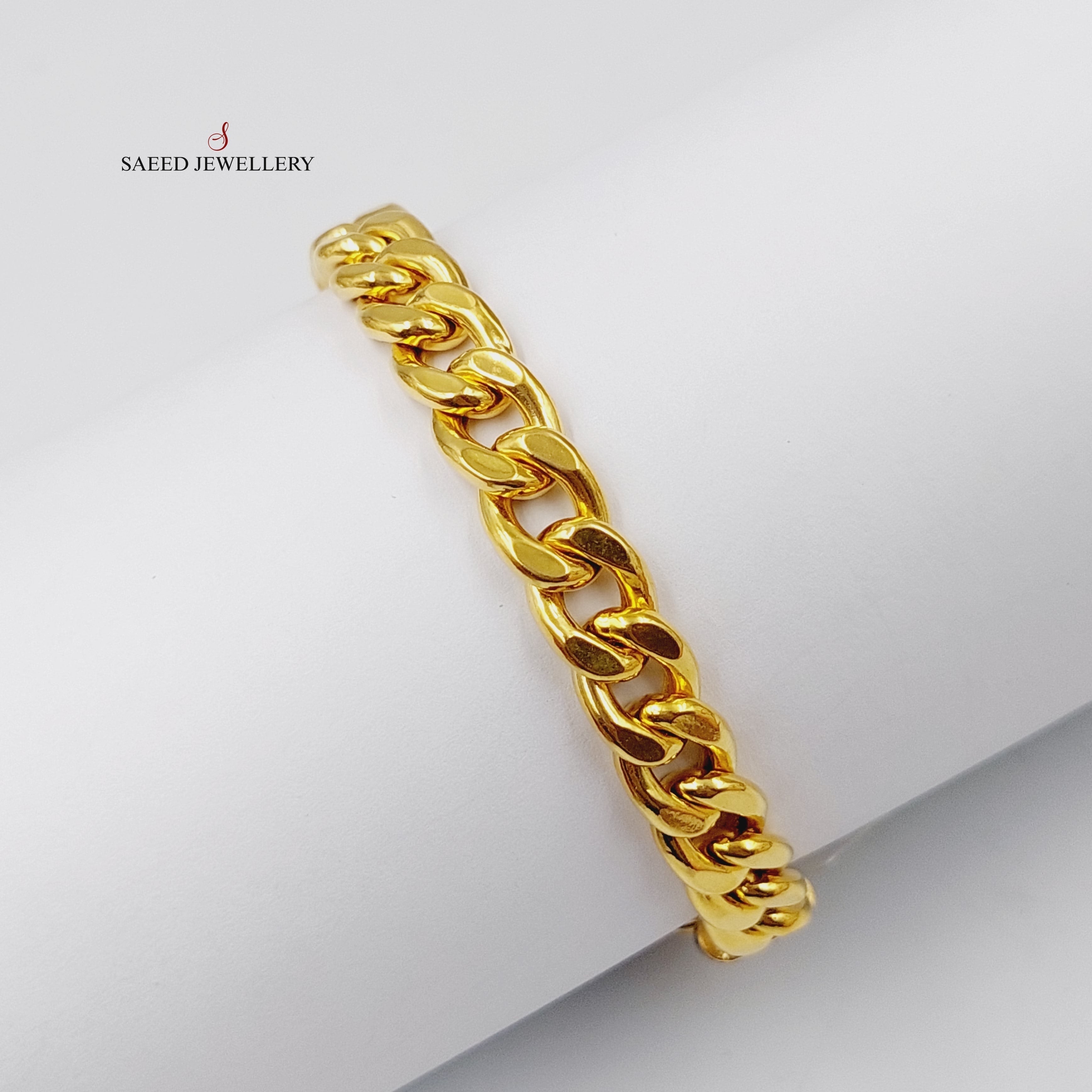 Stylish Enameled Cuban Link Bracelet for Men & Women - Trendy Hip Hop Jewelry Gift for Parties & Everyday Wear