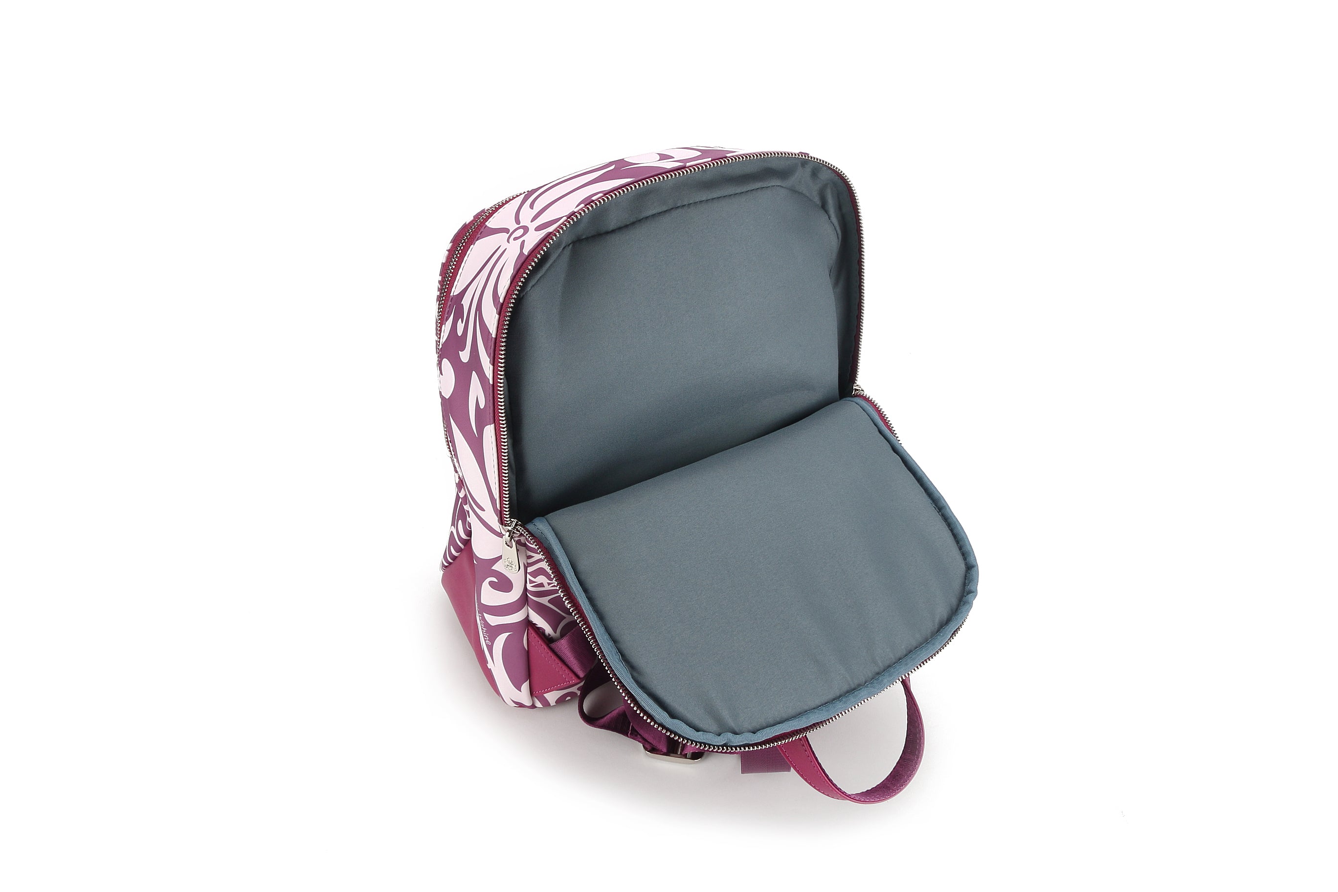 Ke'olu Large Tapa Tiare Mauve Backpack - Stylish & Durable Travel Backpack for Women, School, Hiking & Everyday Use