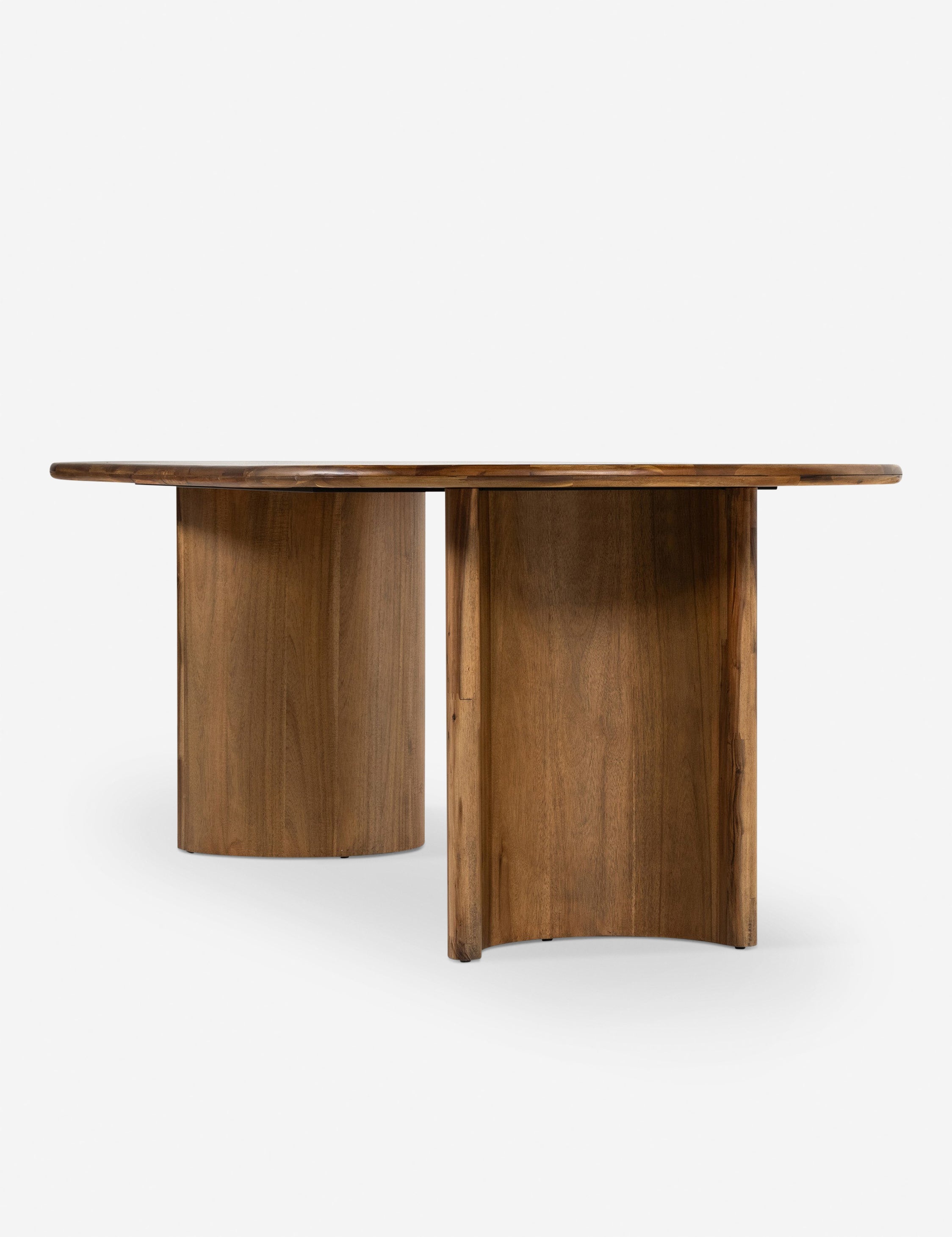 Gilda Oval Dining Table - Modern Wooden Dining Table for 6 - Perfect for Family Meals & Dinner Parties