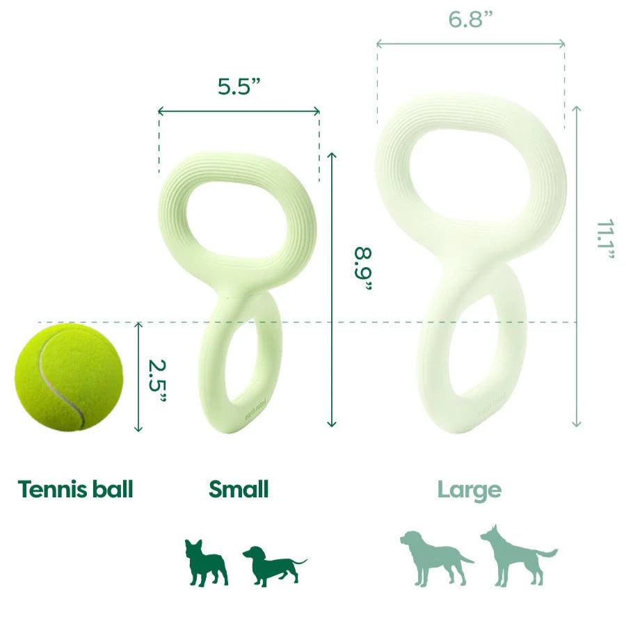 Earth Rated Dog Tug Toy - Durable Rope Chew Toy for Large & Small Dogs - Perfect for Playtime, Training & Bonding with Your Pet