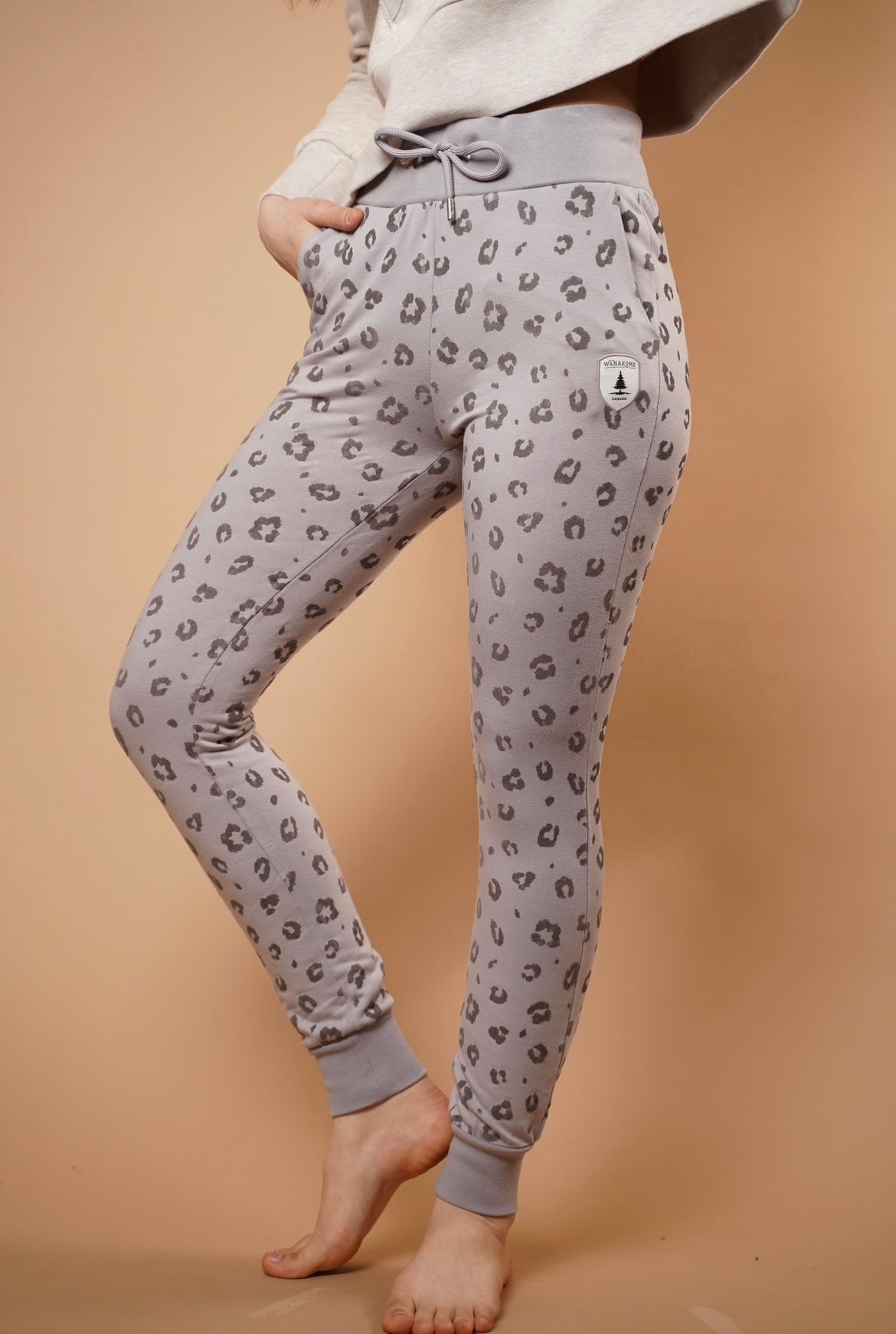 Maribel Grey Jogger Pants for Women - Soft Comfortable Lounge Pants with Pockets - Perfect for Yoga, Running, and Casual Wear