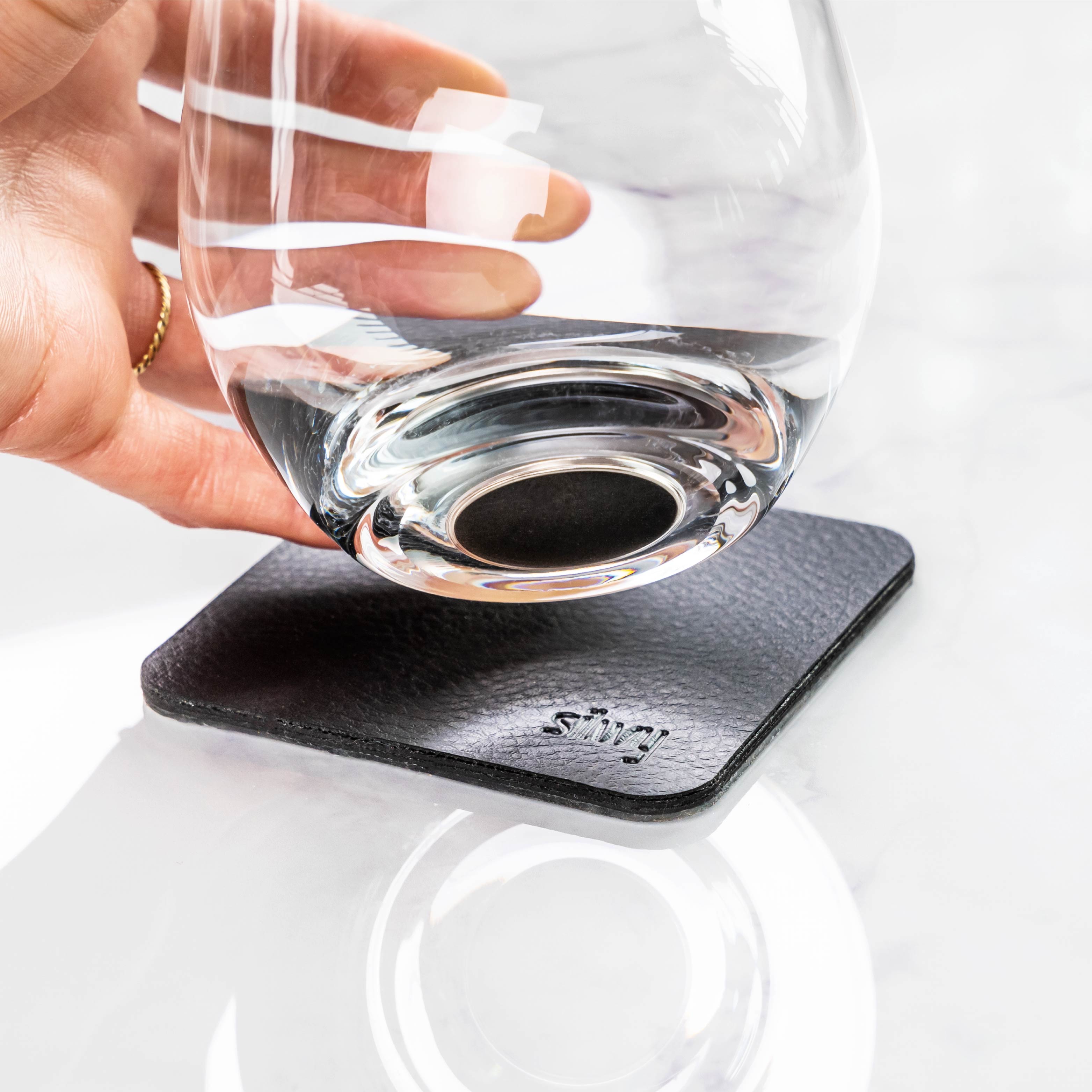 Premium Crystal Long Drink Glasses with Magnet Base - Elegant Barware for Cocktails, Iced Tea, and Beverages - Perfect for Home Bars, Parties, and Restaurants