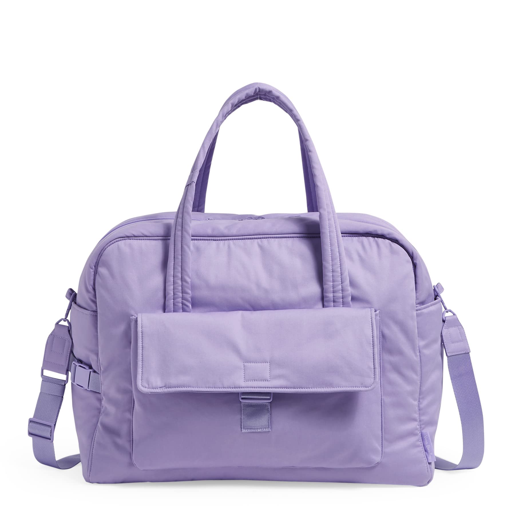 Vera Bradley Cotton Utility Travel Bag - Lightweight Durable Carry-On Tote for Women | Perfect for Weekend Getaways, Gym, Work & Airplane Travel
