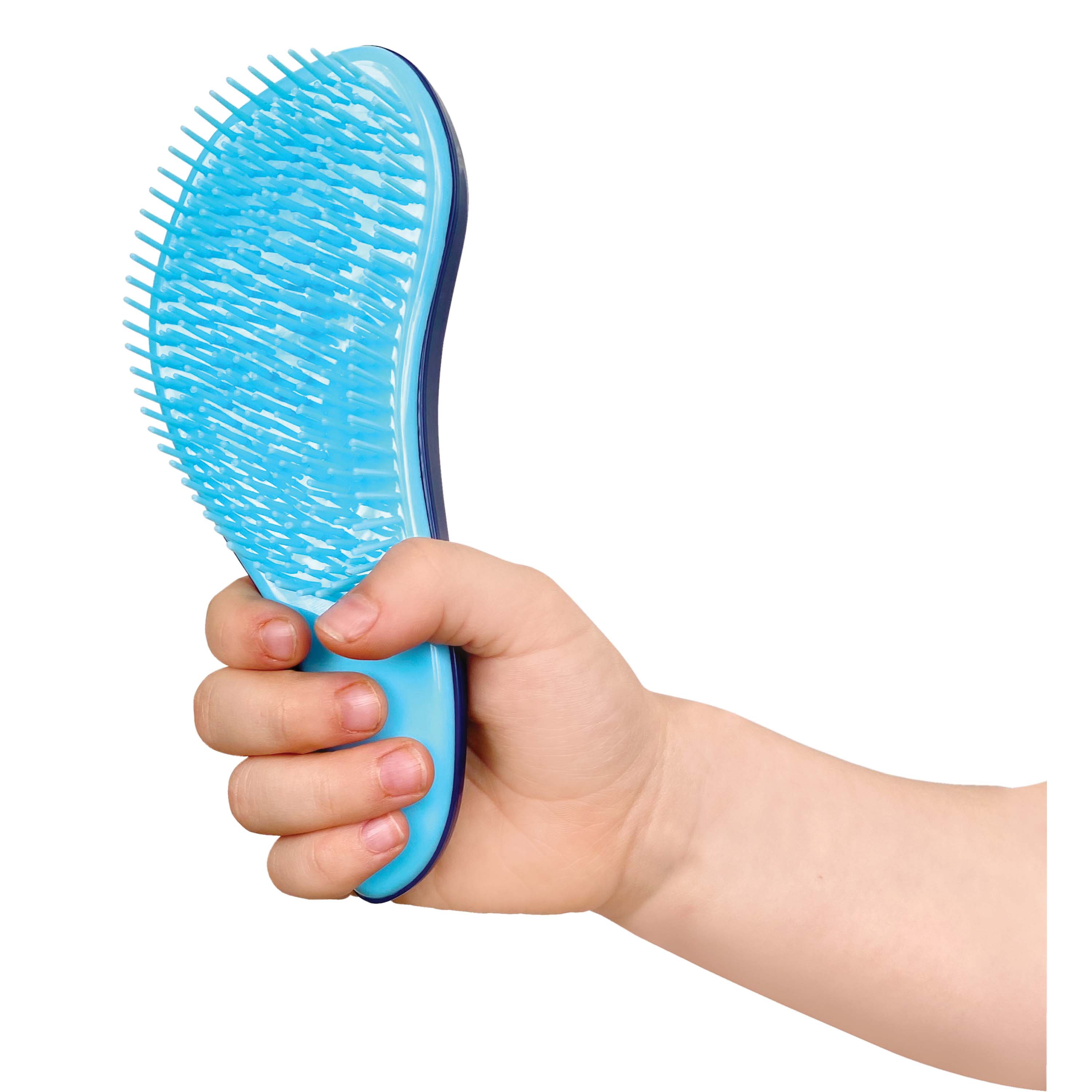 IS Gift Dinosaur Detangling Hairbrush for Kids - Soft Bristles Pain-Free Hair Brush for Toddler Girls & Boys - Perfect for Home, Travel & School Use