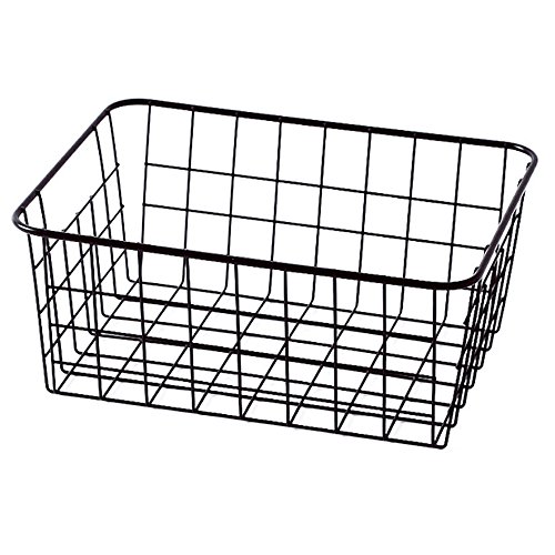 TEERFU Storage Baskets with Handles - Foldable Organizer Bins for Kitchen, Pantry, Freezer, Cabinet & Bathroom - Perfect for Makeup, Toiletries & Household Organization (Set of 3) - Ideal for Home, Office & Dorm Storage Solutions