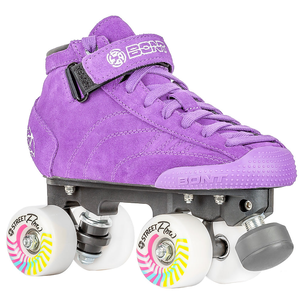 Bont Prostar Prodigy Flow Quad Roller Skates - Premium Outdoor & Indoor Skating Package for Women & Men - Perfect for Rink, Park, and Street Skating
