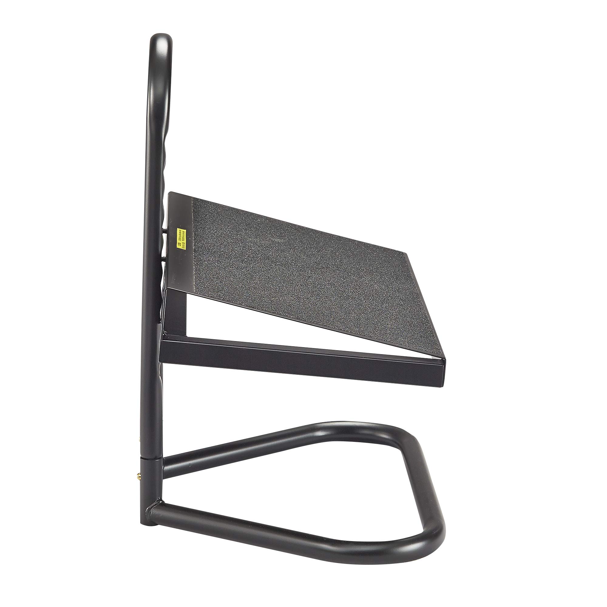 Safco 5124 Task Master Adjustable Footrest - 9-Position Ergonomic Foot Rest with Textured Platform & Steel Frame - Relieves Pressure for Sitting or Standing - Perfect for Home Office, Classroom & Workspace Use