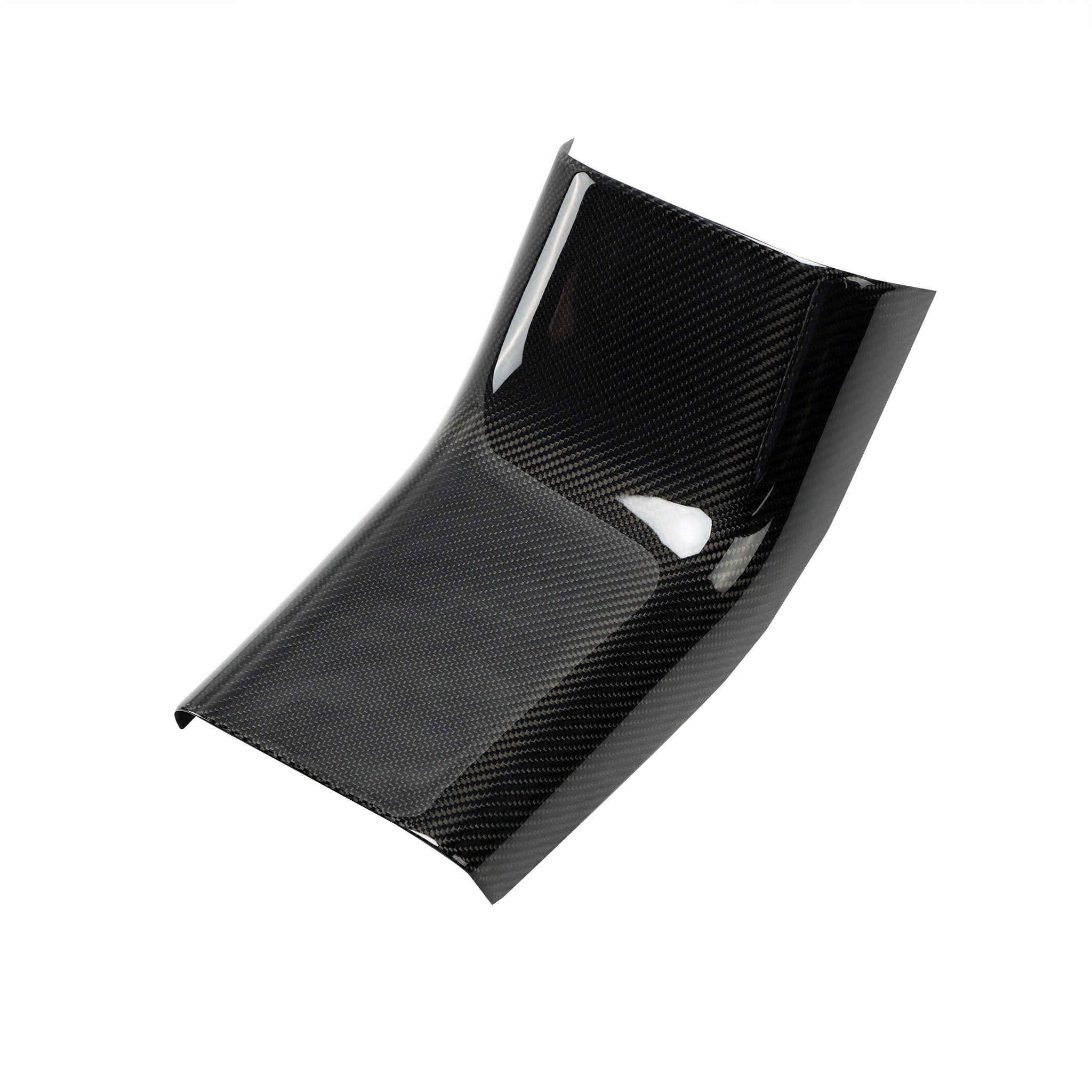 Premium Real Carbon Fiber Rear Center Console Cover for Tesla Model 3 & Y - Durable & Stylish Interior Upgrade for Enhanced Driving Experience