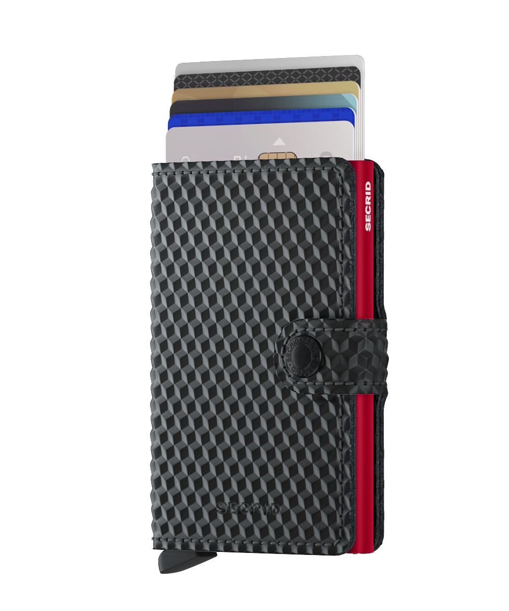 SECRID Miniwallet Cubic - RFID Blocking Slim Wallet for Men & Women | Compact & Secure Card Holder for Everyday Use, Travel & Business