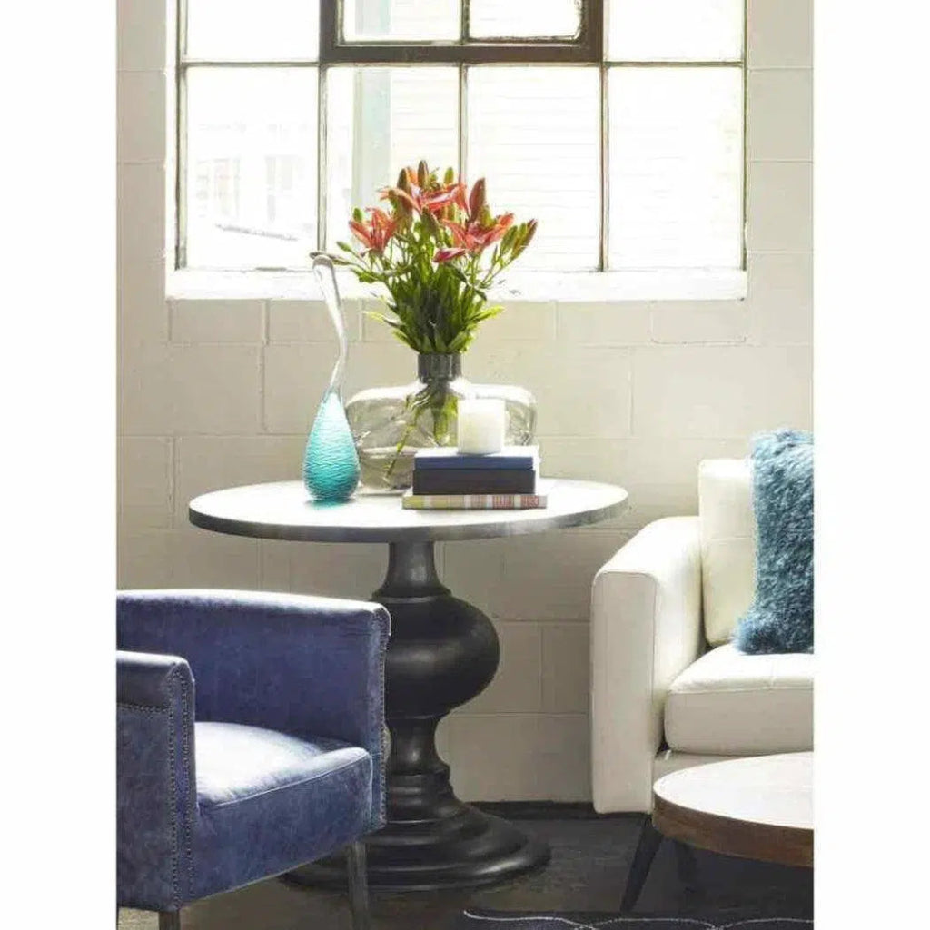 35 Inch Black Retro Dining Table - Perfect for Small Spaces, Kitchens, and Modern Farmhouse Decor