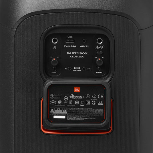 JBL PartyBox Club 120 Portable Bluetooth Party Speaker with Powerful Sound & LED Light Effects - Perfect for Outdoor Events, Home Parties & DJ Performances