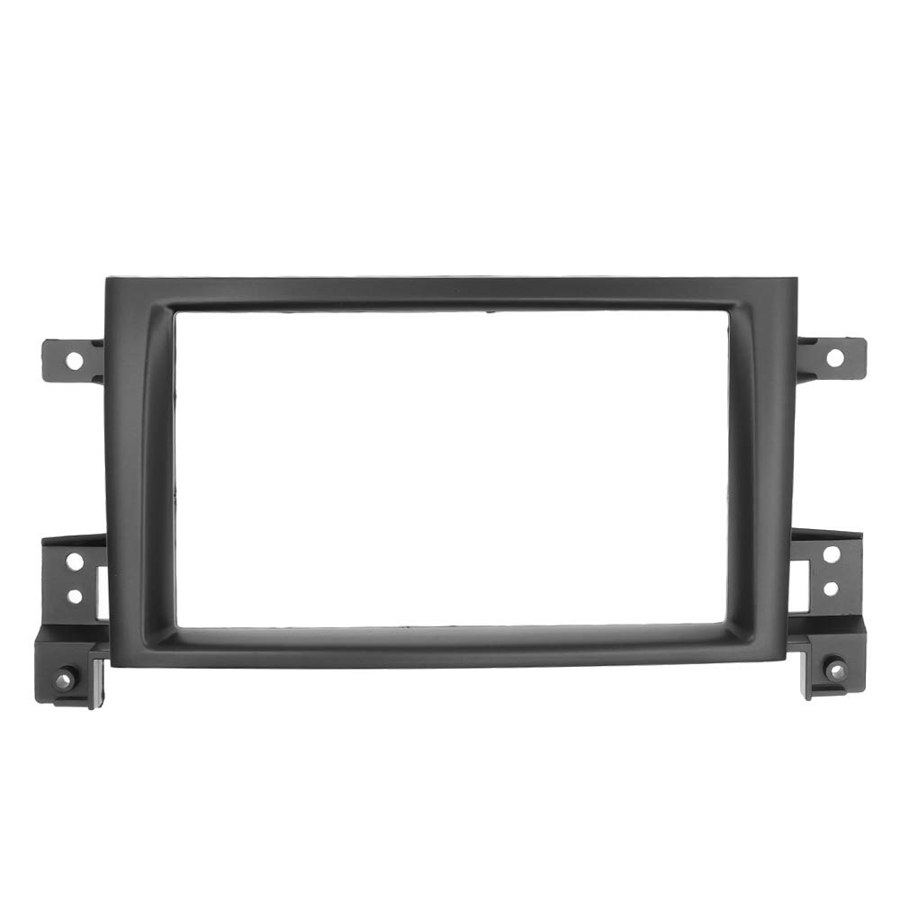 2005-2017 Suzuki Grand Vitara 2 Din Car Stereo Dash Kit - Black Radio Installation Panel Frame for DVD/CD Player Upgrade | Perfect for Aftermarket Head Unit Replacement & Car Audio System Refit