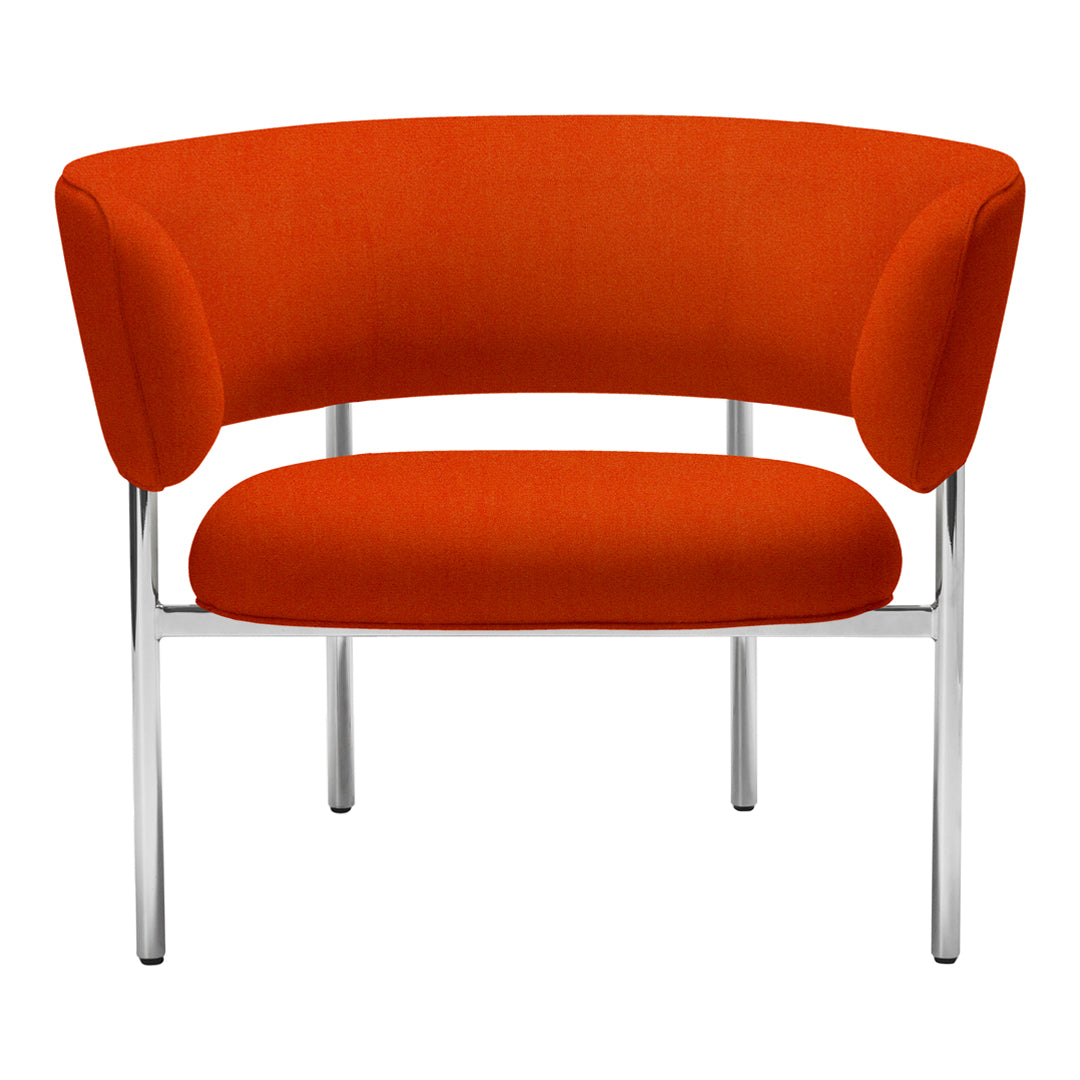 Font Lounge Armchair - Modern Accent Chair for Living Room, Bedroom & Office - Comfortable Upholstered Reading Chair with Soft Fabric - Perfect for Relaxing, Reading & Decorating