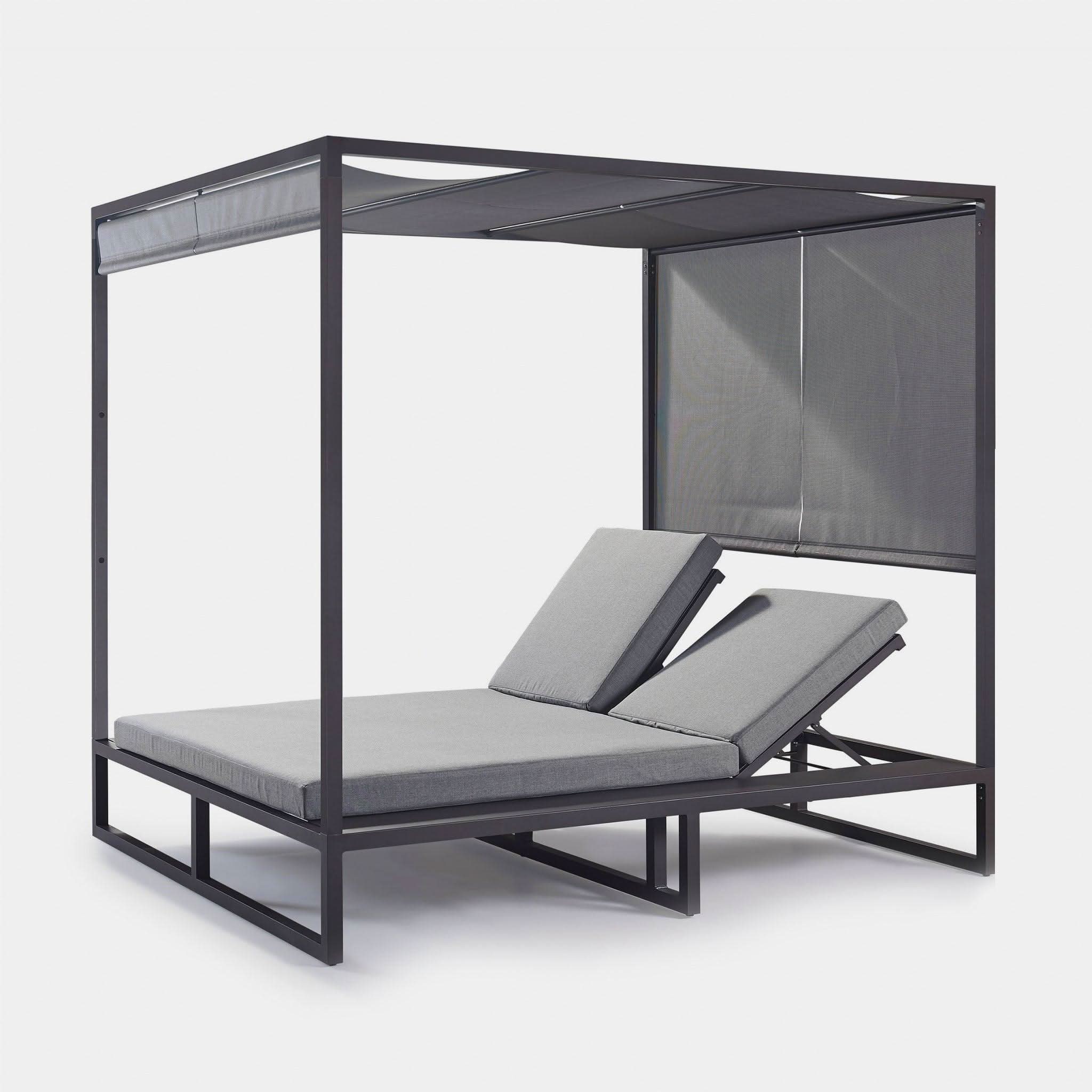 Hayman Aluminum Curtain Cabana - Lightweight Outdoor Sunshade for Patio, Poolside, and Beach - Perfect for Relaxation and Shade