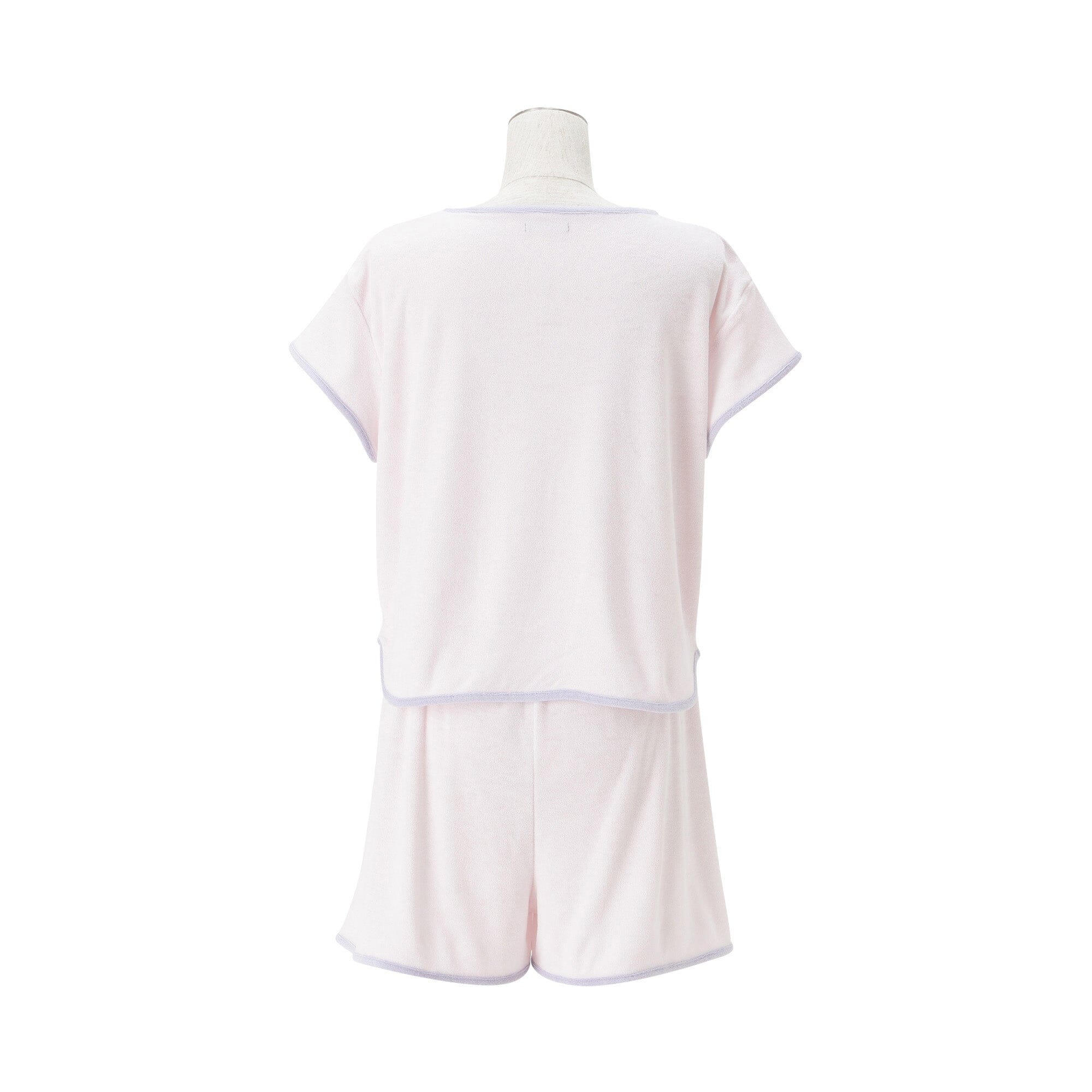 Soft & Breathable Cool Touch Pile Pajamas for Women - Light Pink | Cozy Sleepwear for Winter Nights & Lounging at Home